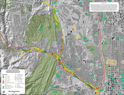 Overview of Fountain and Camp Creek Final Flash Flood Risk Analysis Map (July 24, 2013)