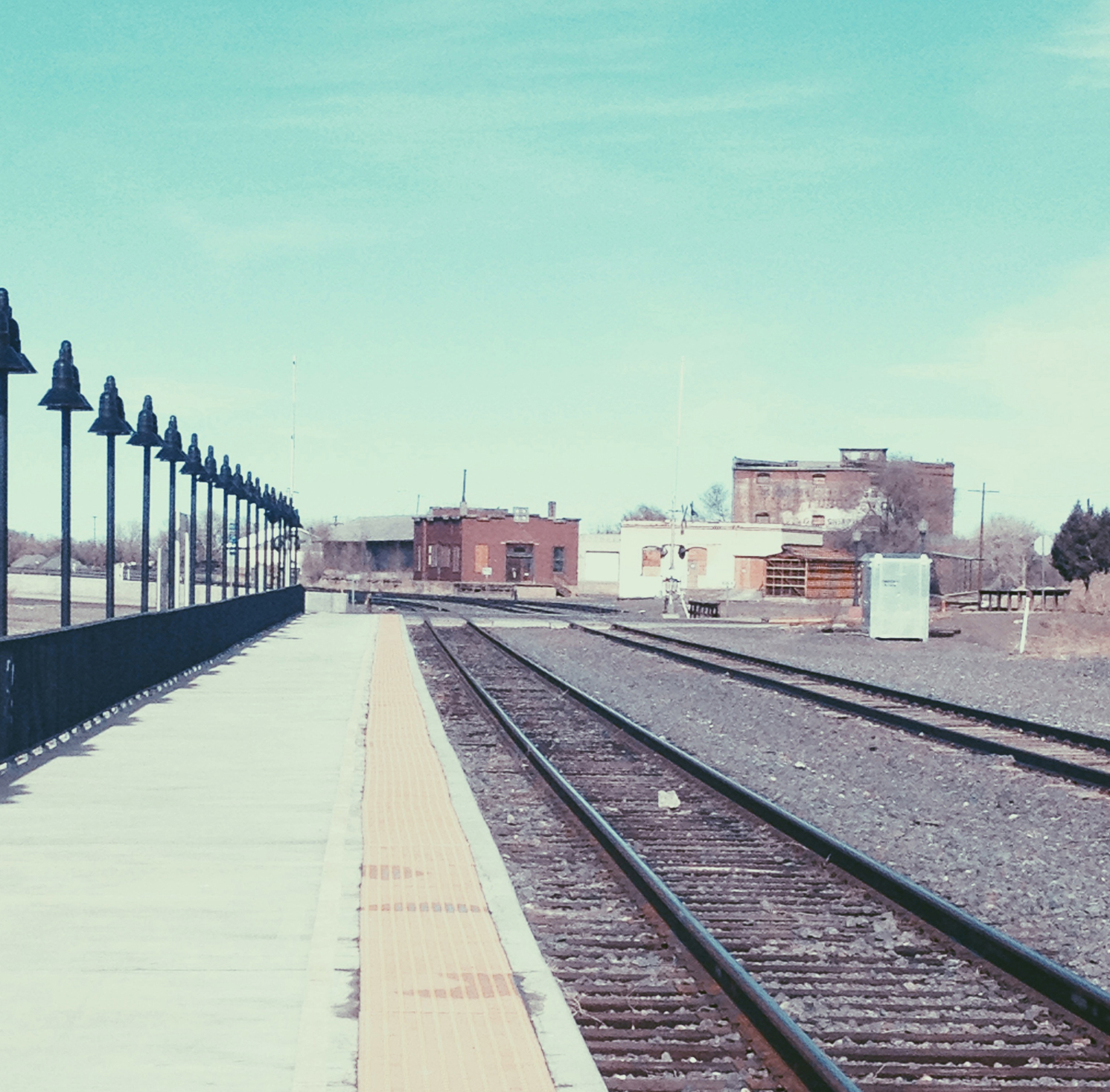 Tracks leading into Trinidad, Colorado