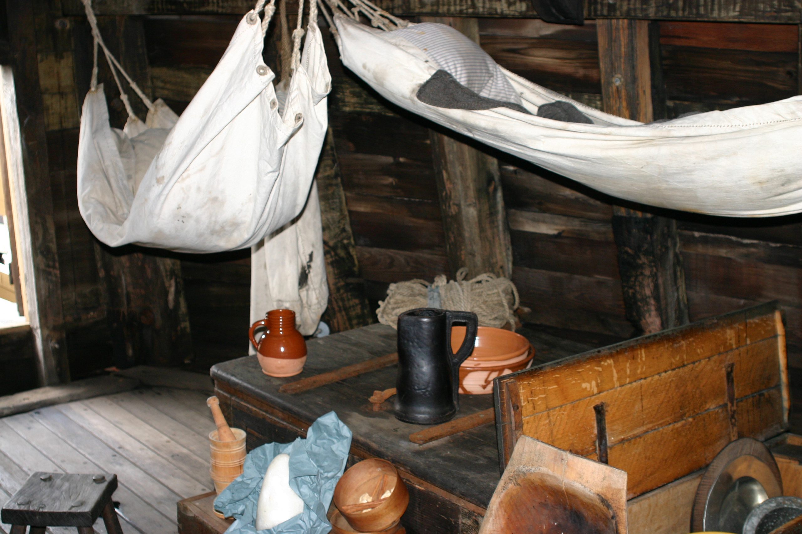 Mayflower reproduction interior