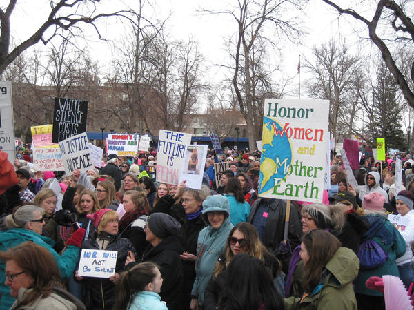 Many made the trip to Denver, but others chose to march in other parts of the state such as Colorado Springs.