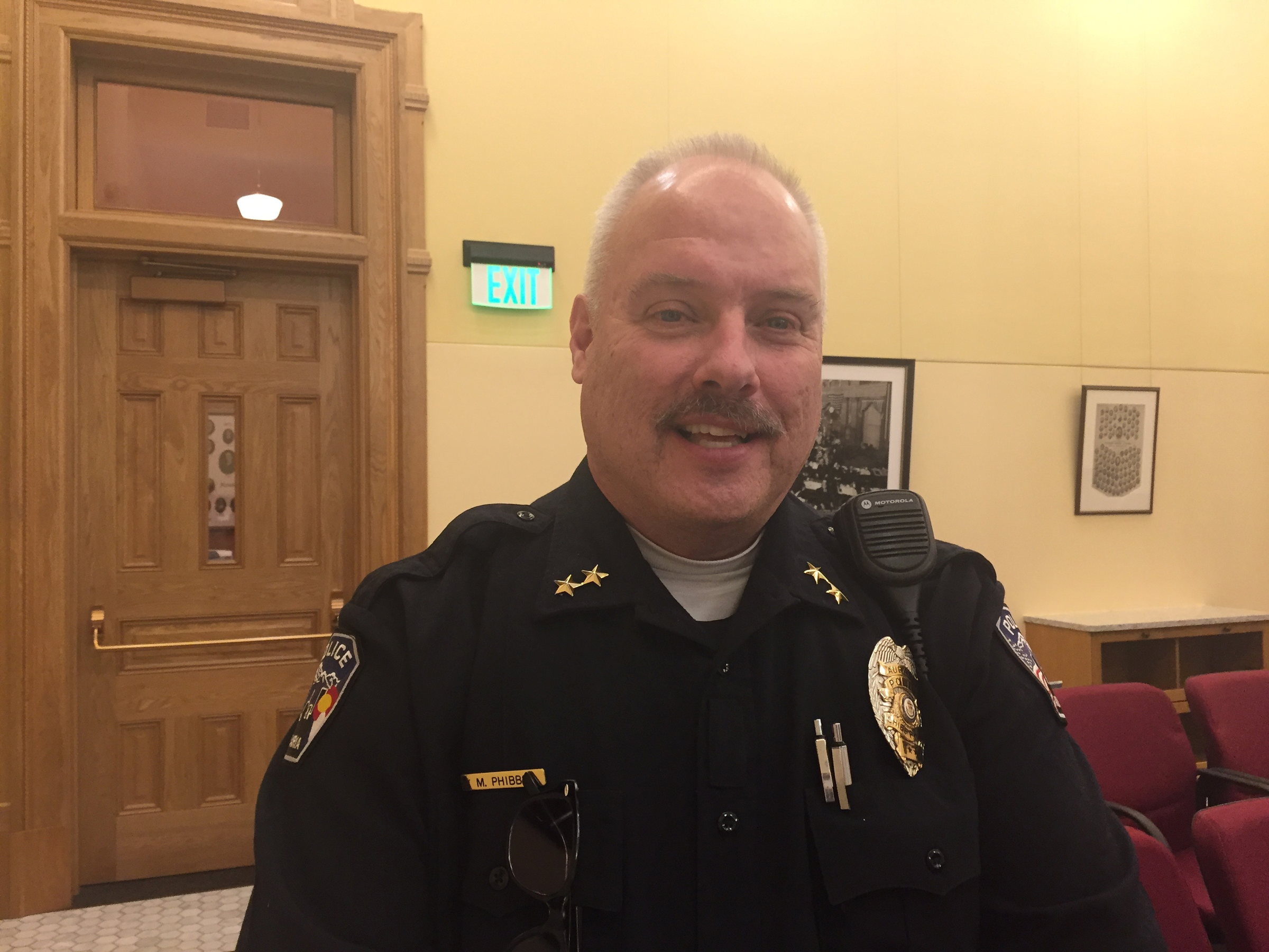 Auraria campus Police Chief Michael Phibbs testified against the bill on behalf of the Colorado Association of Chiefs of Police. He said foreign-born officers bring much needed diversity and are carefully vetted.