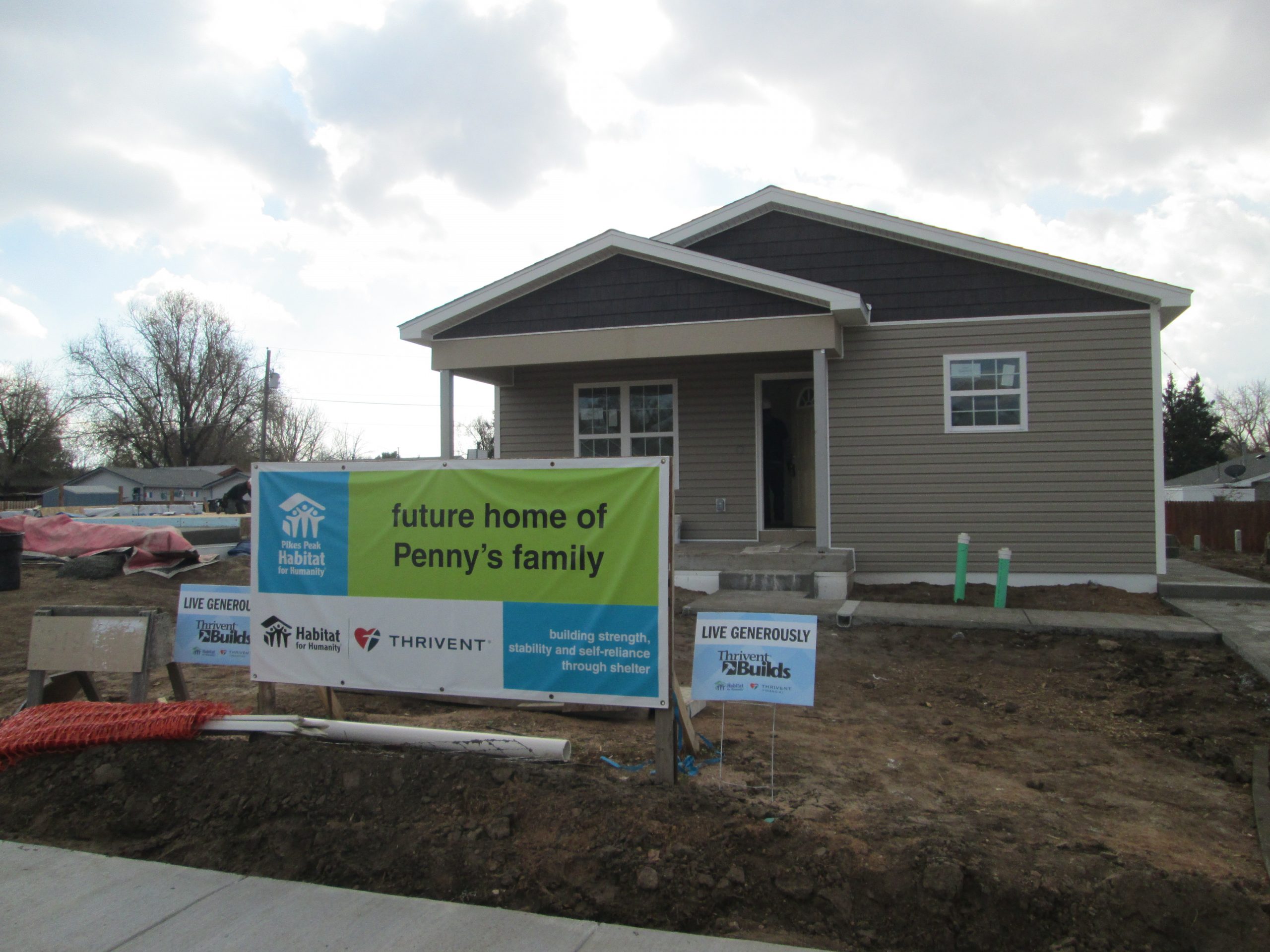 A new house is almost ready to become a new home... I visited the construction site of Penny's future home in November 2018.