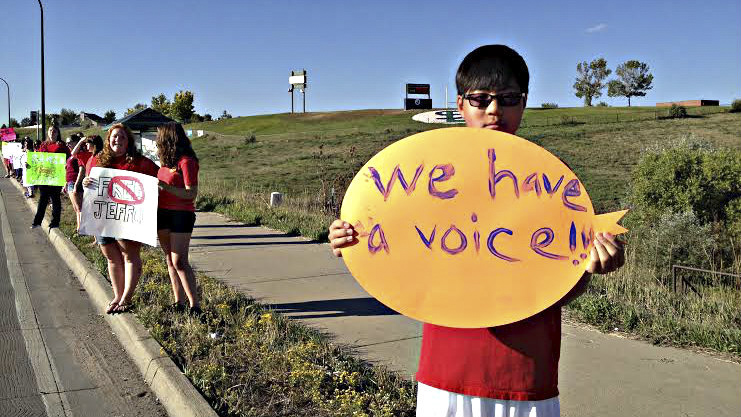 Photo: Protest at Standley Lake