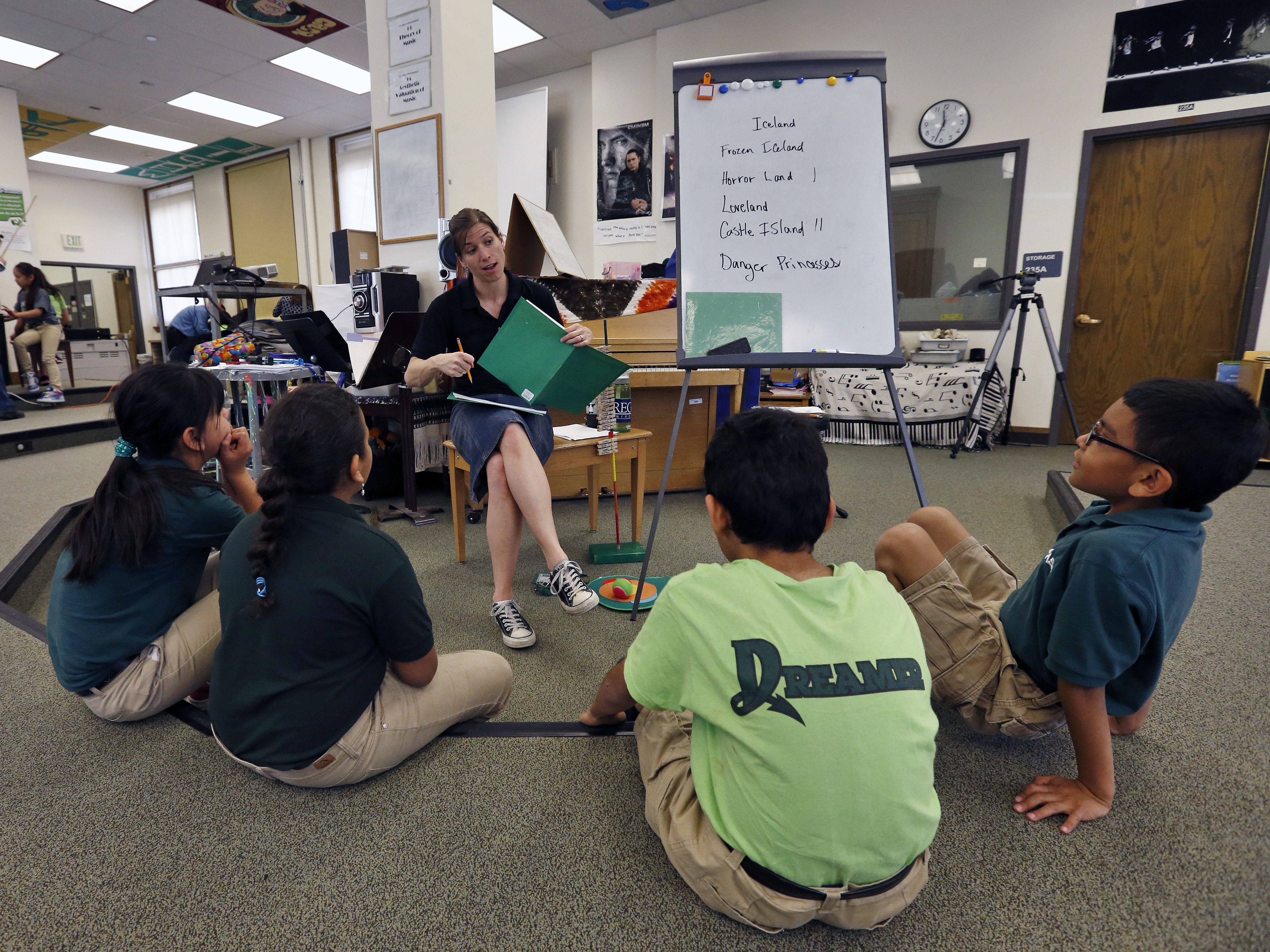 Photo: Cole Elementary classroom (AP Photo)