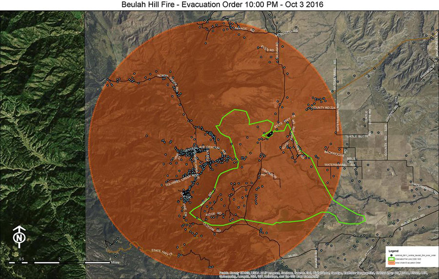 Beulah Hill Fire Southwest Of Pueblo Forces Evacuations, Some Structures Lost Colorado Public