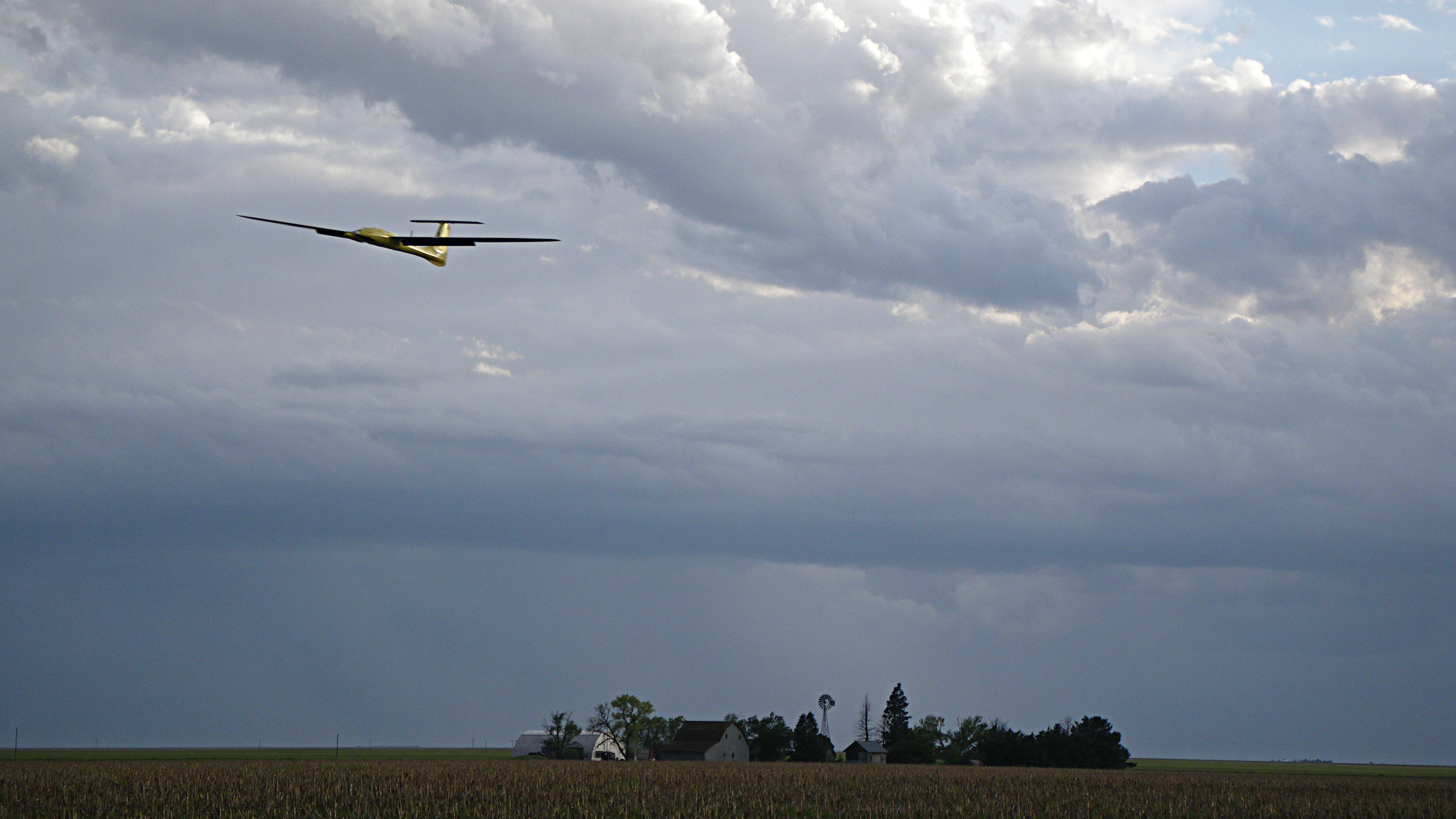 &lt;p&gt;The Tempest unmanned aircraft system returning from a supercell thunderstorm mission near McCook, Neb., in June 2010. Drones are helping the University of Colorado research severe weather over the Great Plains.&lt;/p&gt;
