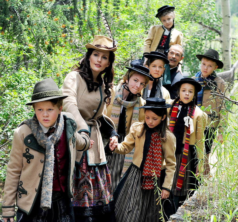 &lt;div&gt;&lt;span style=&quot;line-height: 1.66667em&quot;&gt;Central City Opera’s &quot;The Sound of Music&quot; cast. Pictured Front to Back: Katherine Manley (Maria Rainer), Julie Tabash (Liesl), Troy Cook (Captain Georg von Trapp) and members of the Colorado Children’s Chorale as the von Trapp children.&lt;/span&gt;&lt;/div&gt;
