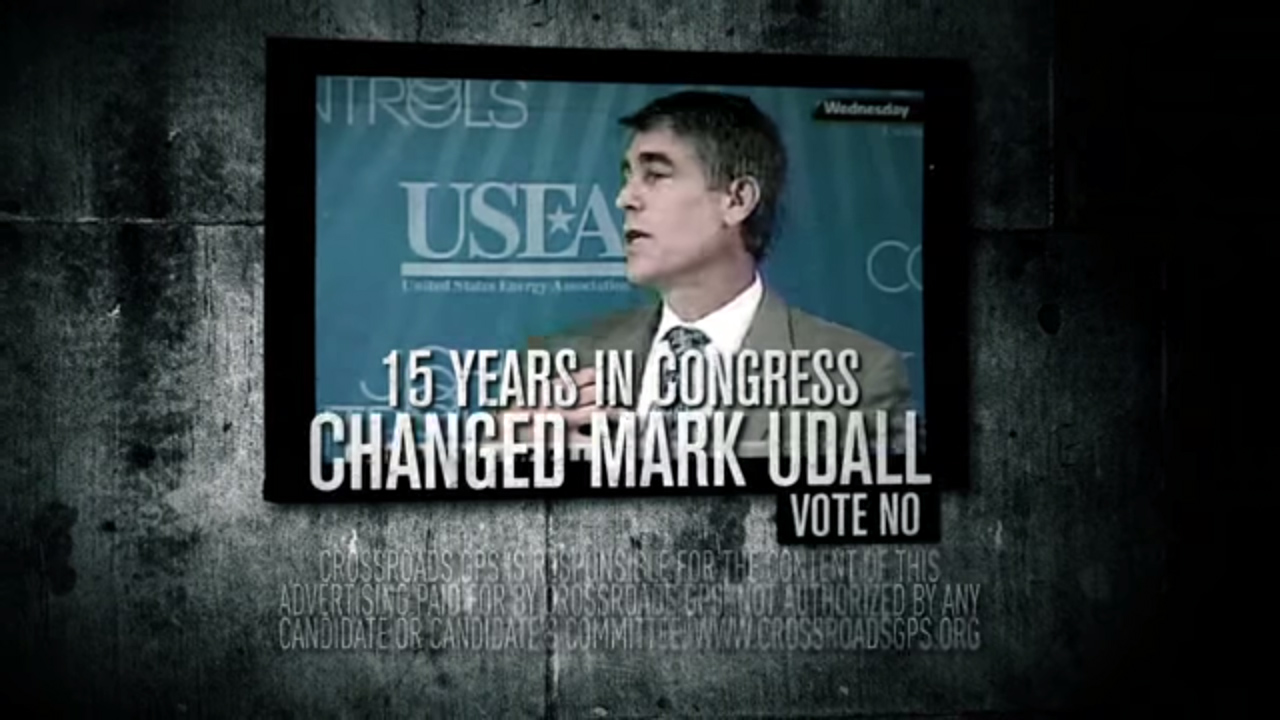 Photo: Udall Crossroads GPS advertisement