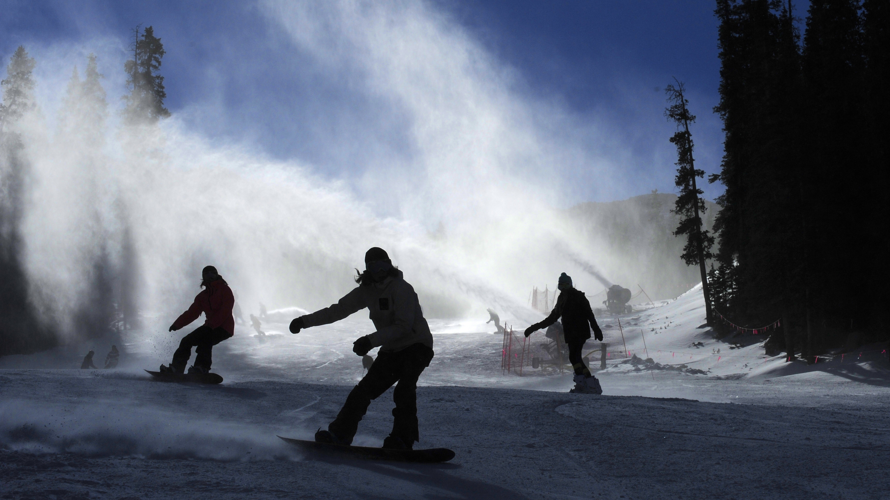 Photo: Snowboarders at A-Basin