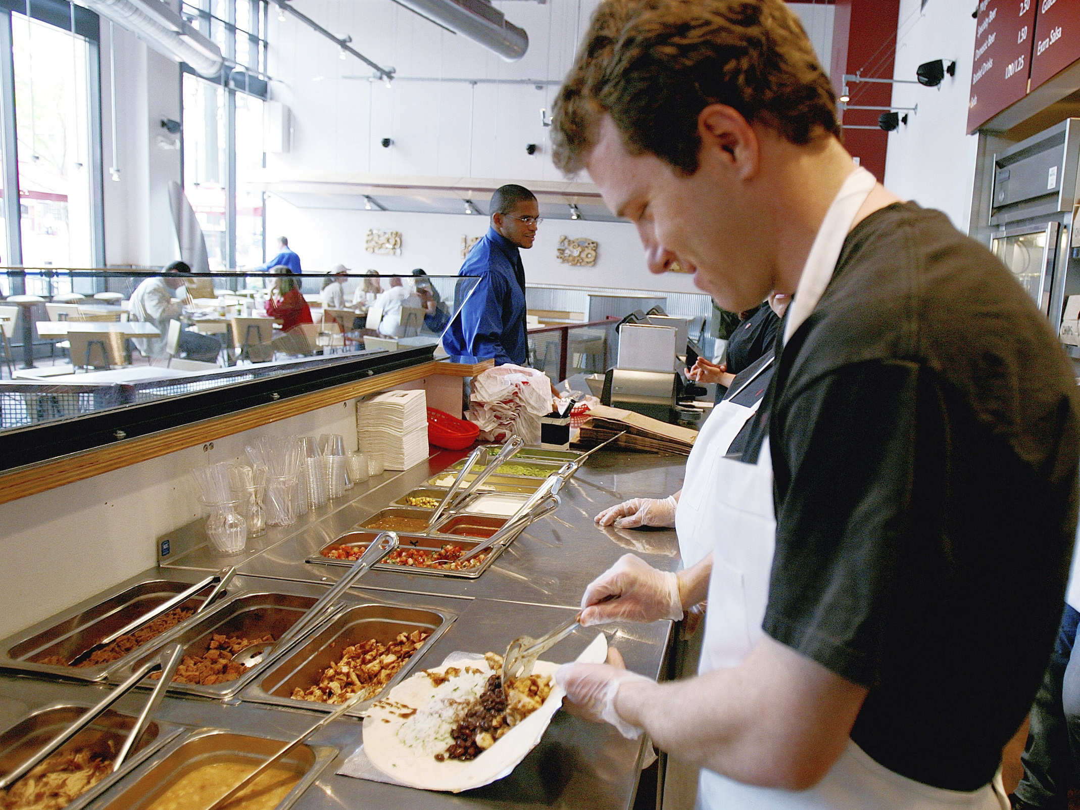 Photo: Chipotle in downtown Denver (AP Photo)