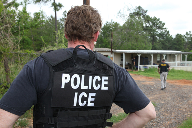 Photo: ICE arrest in Texas