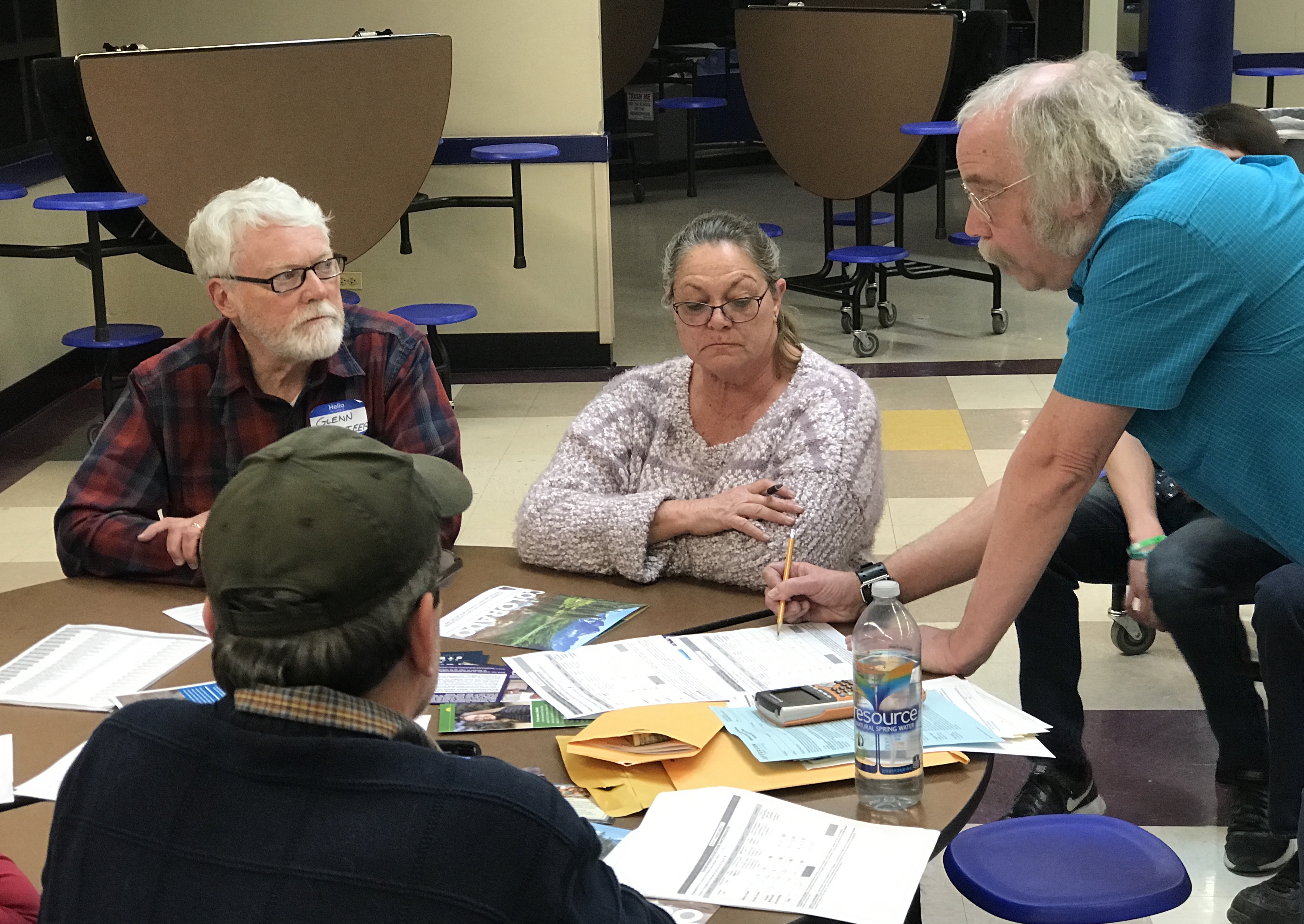 Photo: 2018 Precinct Caucus Democrats Lakewood (Sakas)