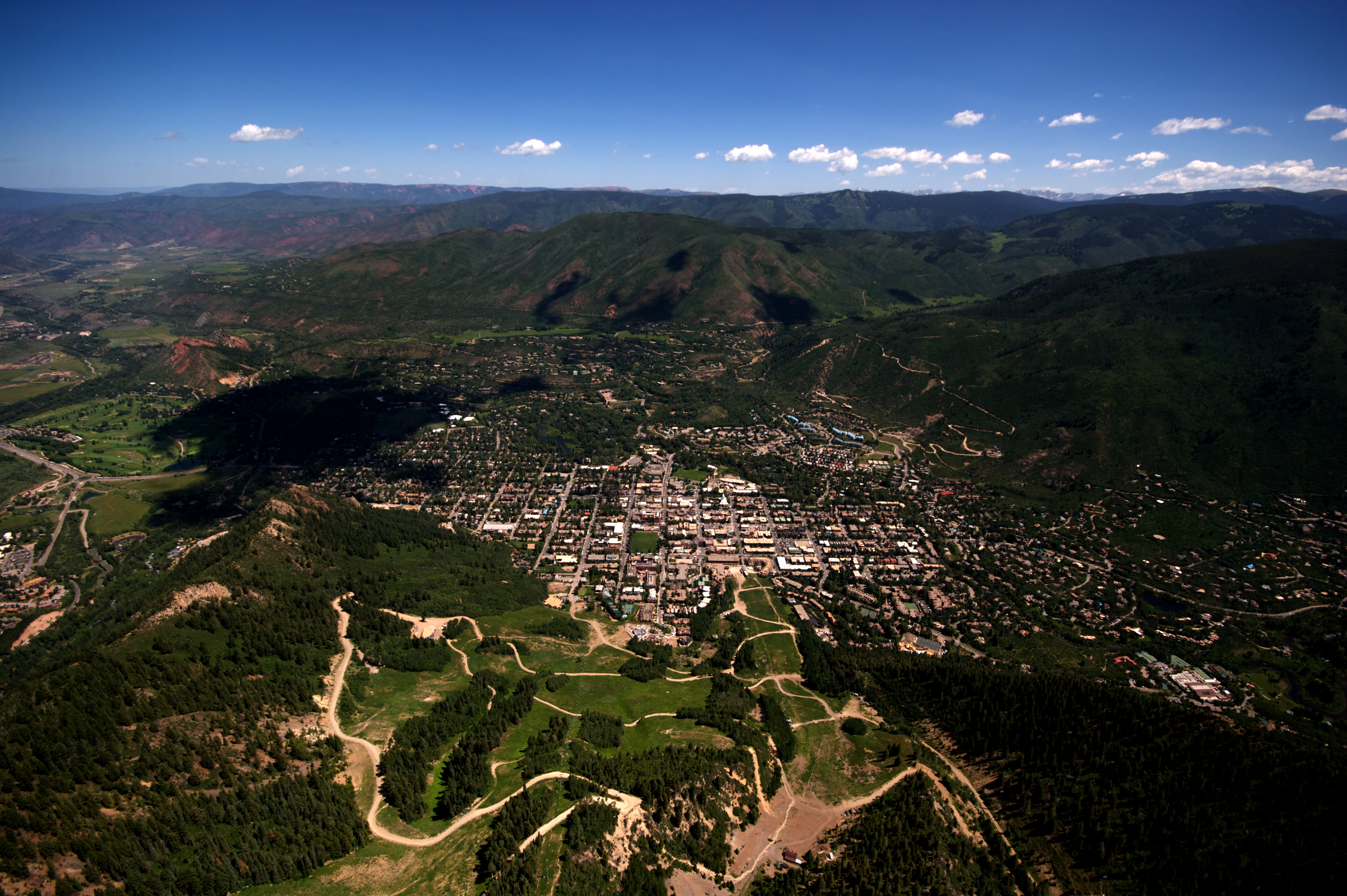 Photo: Aerial view of Aspen (Flickr/CC)