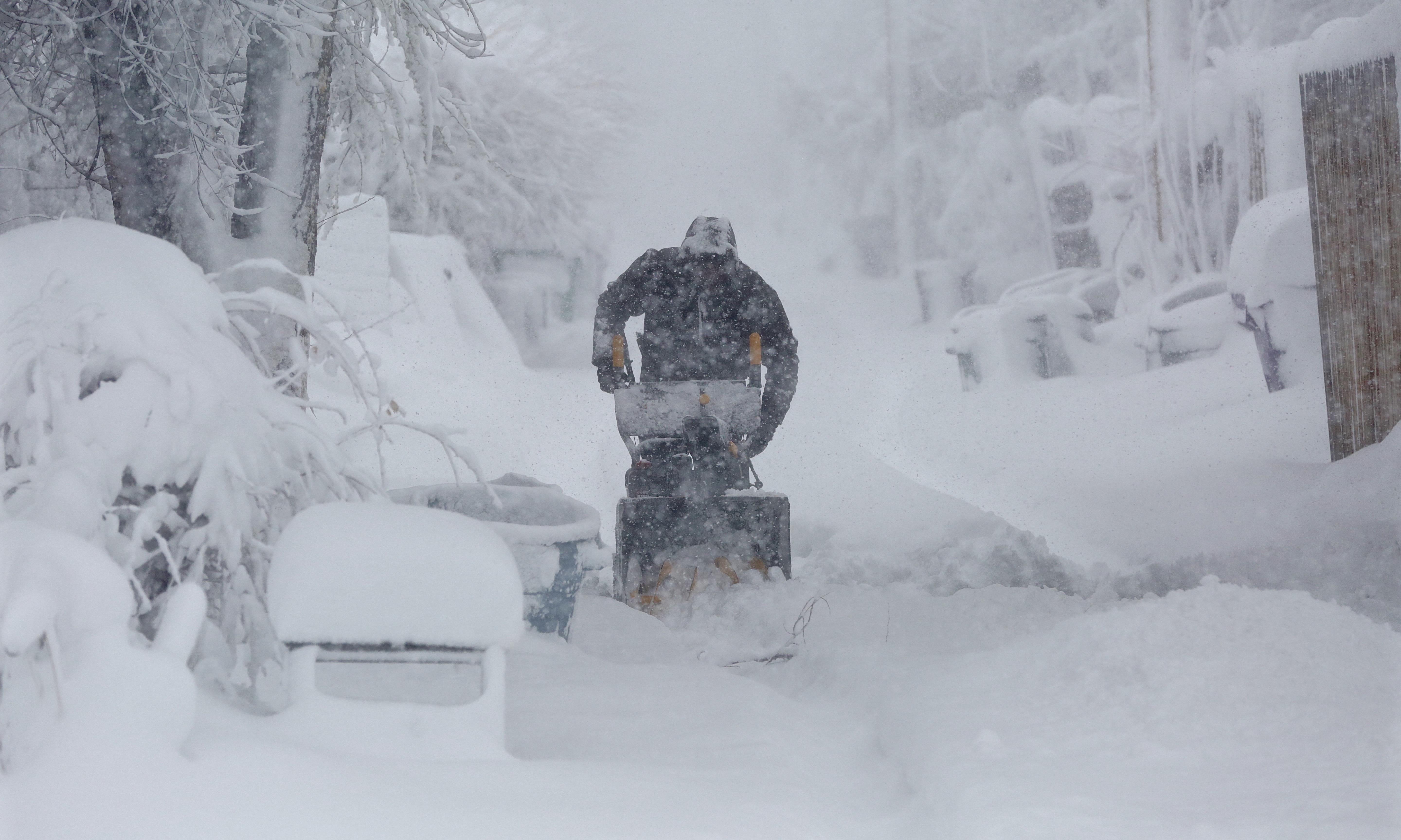 Photo: Winter Storm March 23 Snowblower In Denver