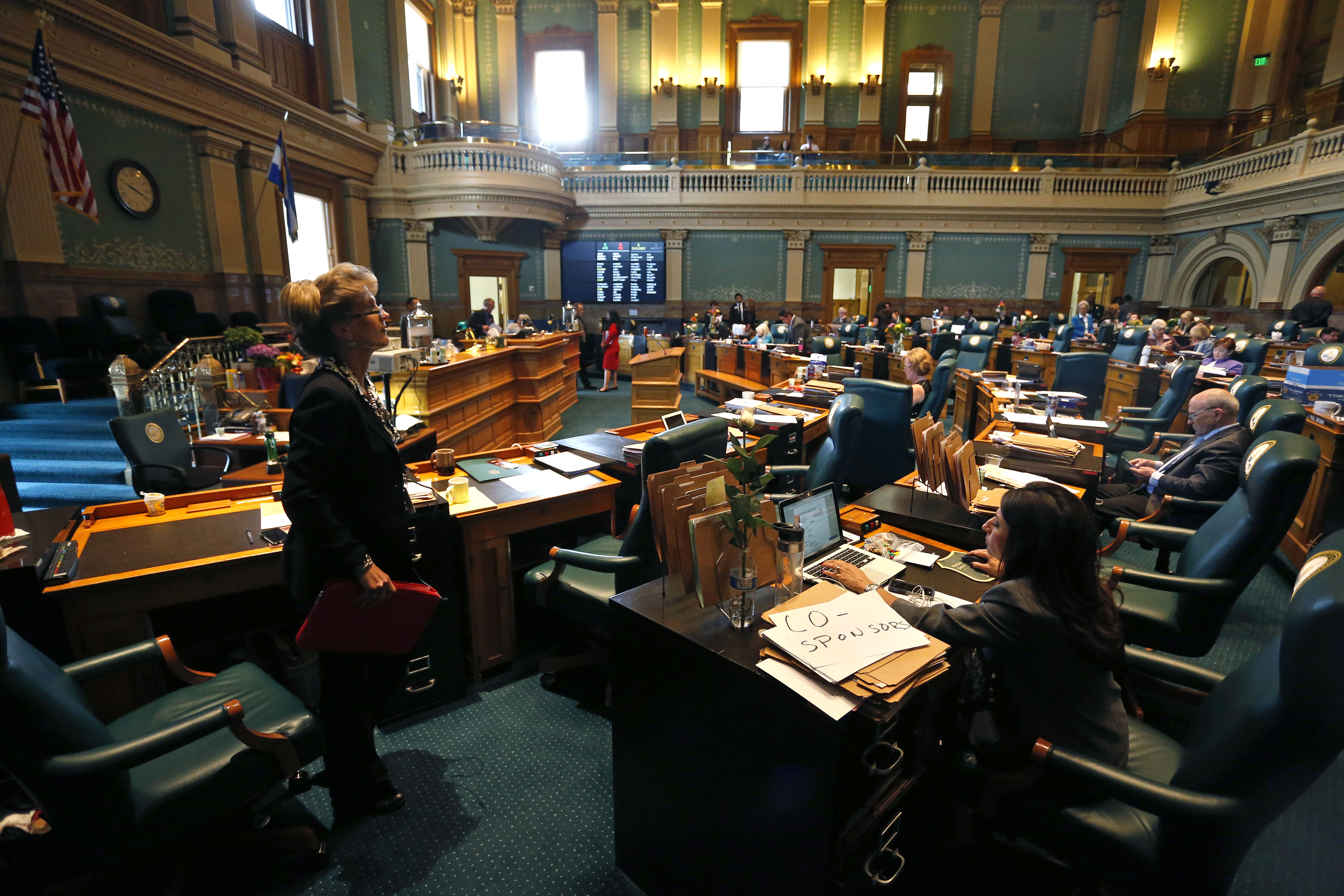 Photo: Colorado Legislature last day 2015 (AP Photo)