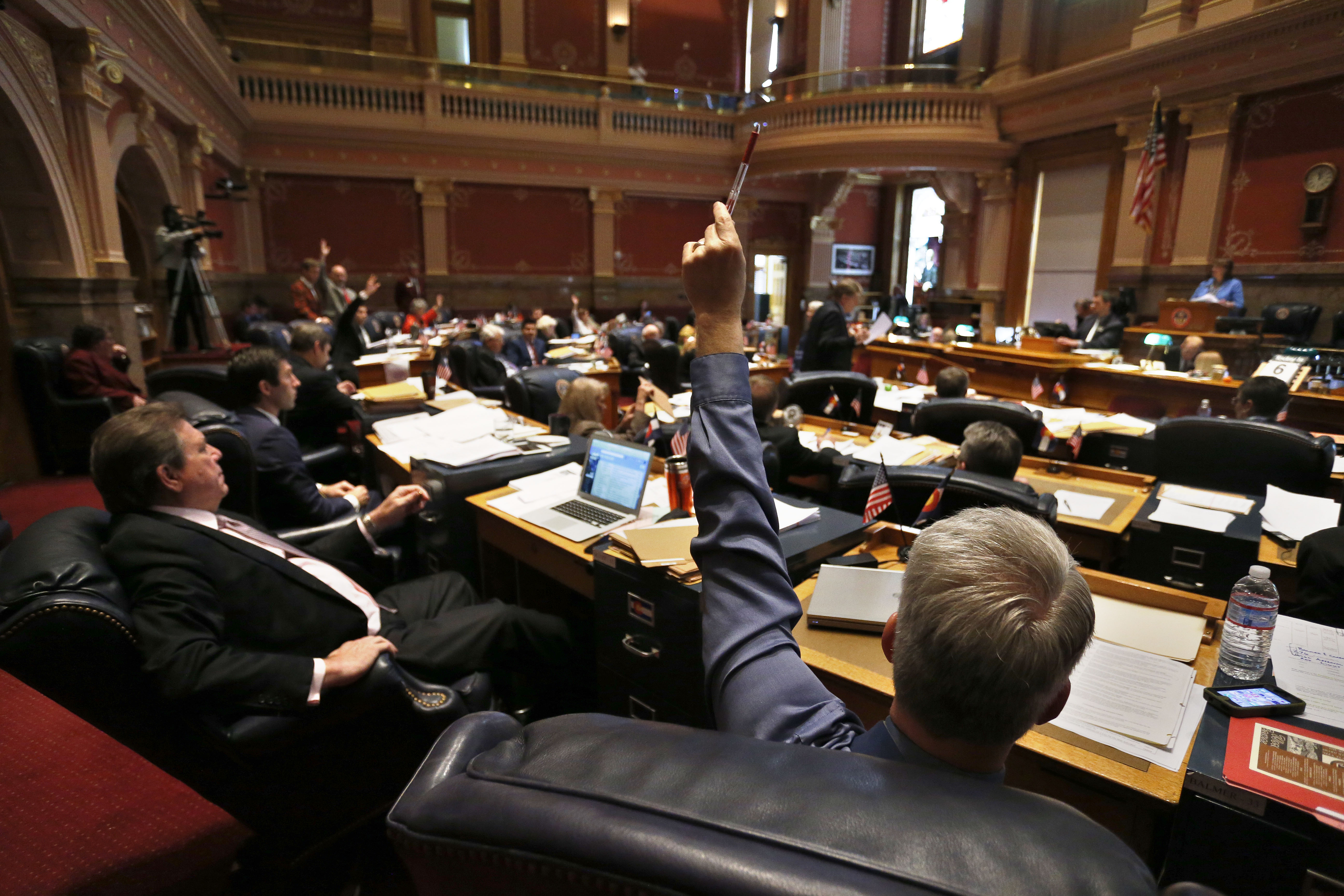 Photo: Legislature votes May 2015 (AP)