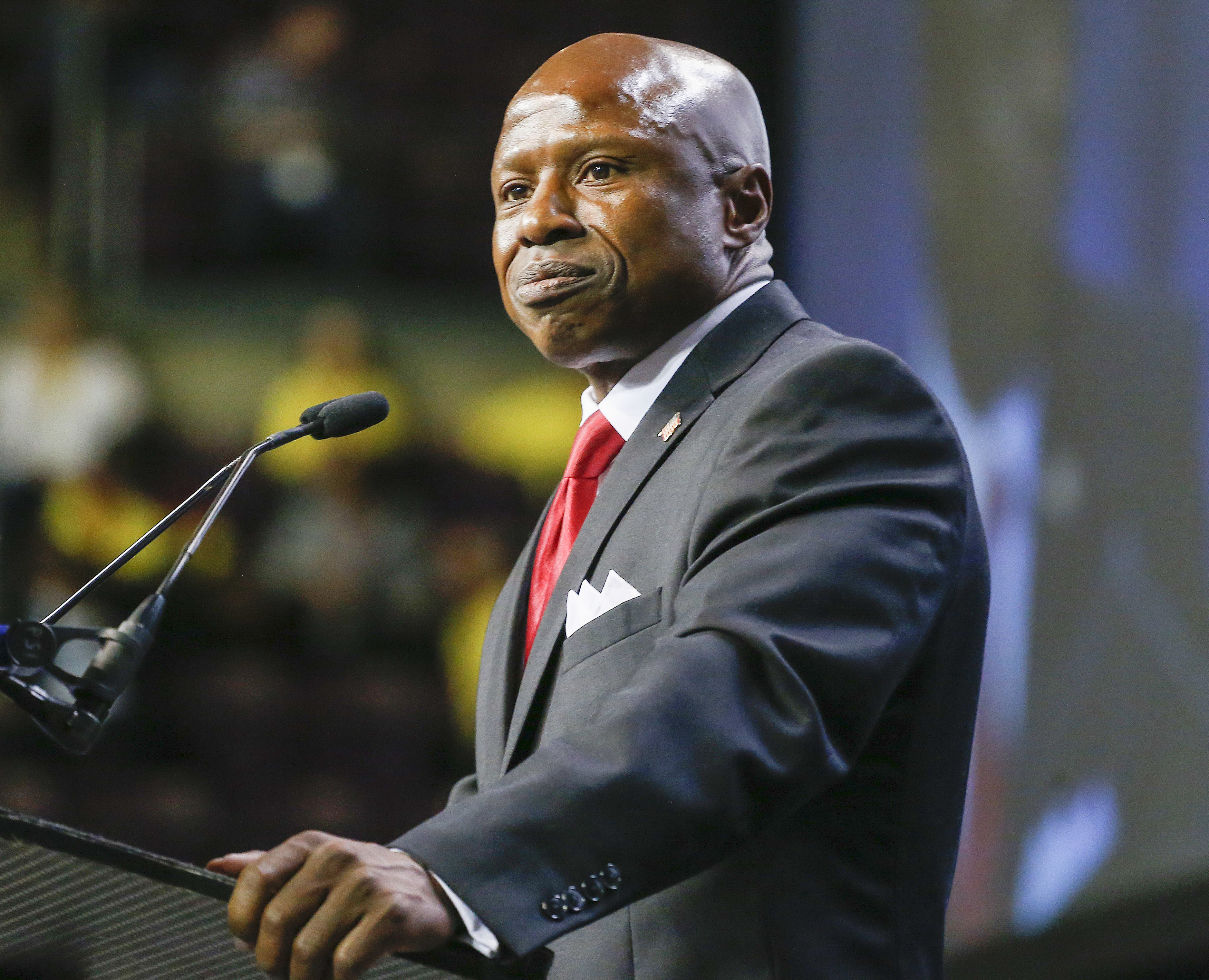 Photo: Darryl Glenn smiles (AP Photo)