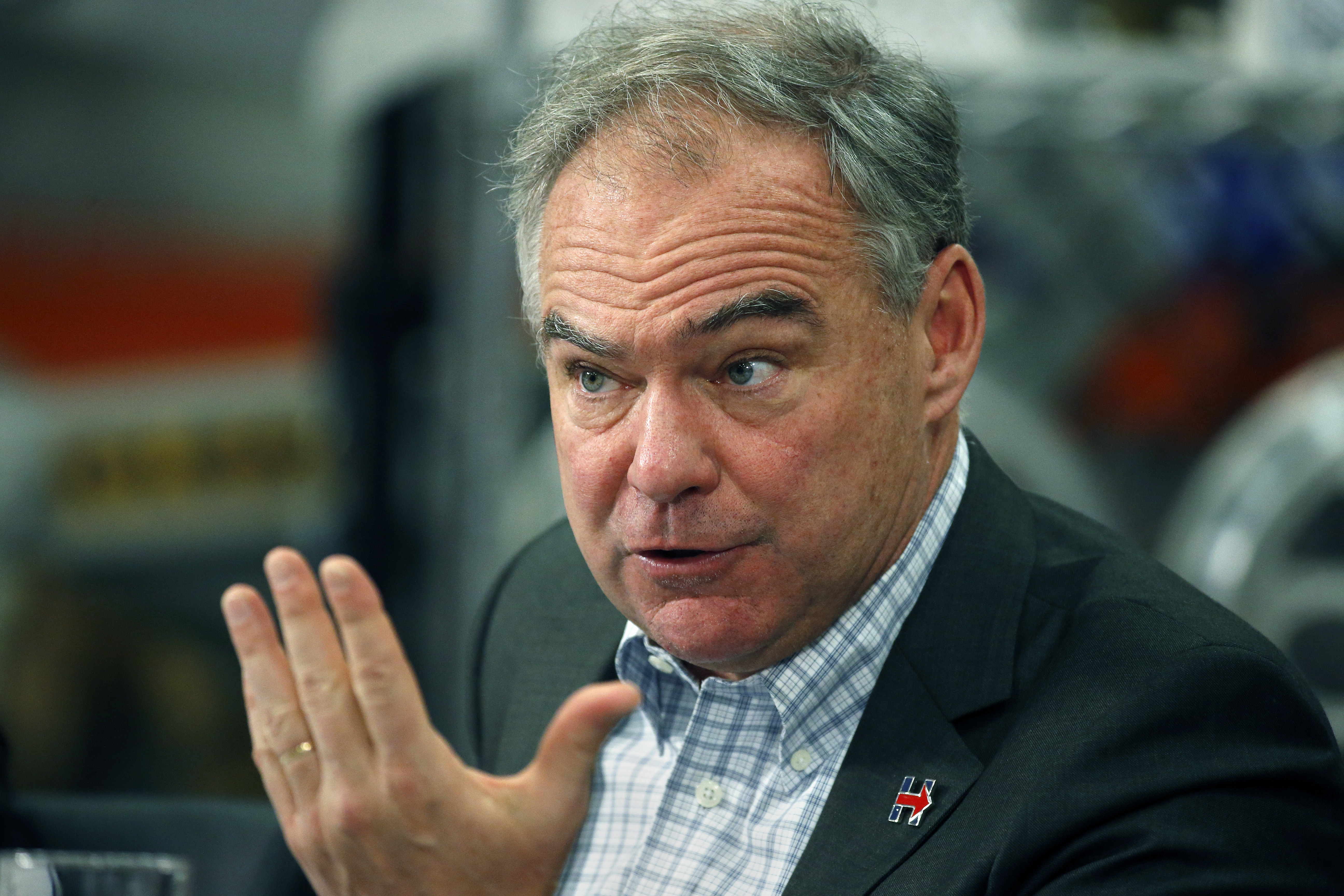 Photo: Virginia U.S. Sen. Time Kaine In Colo 8-23-16 (AP)