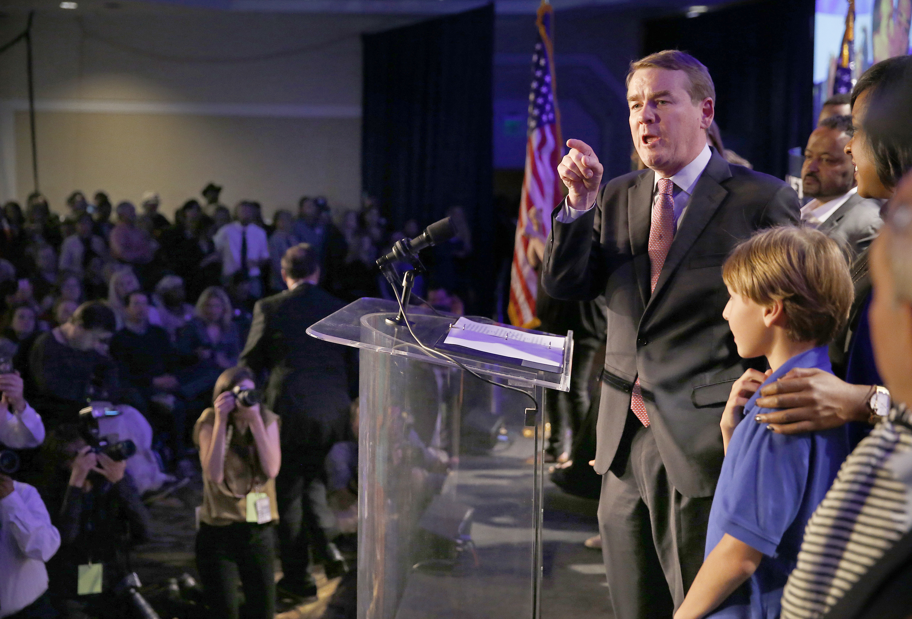 Photo: Election Night Michael Bennet