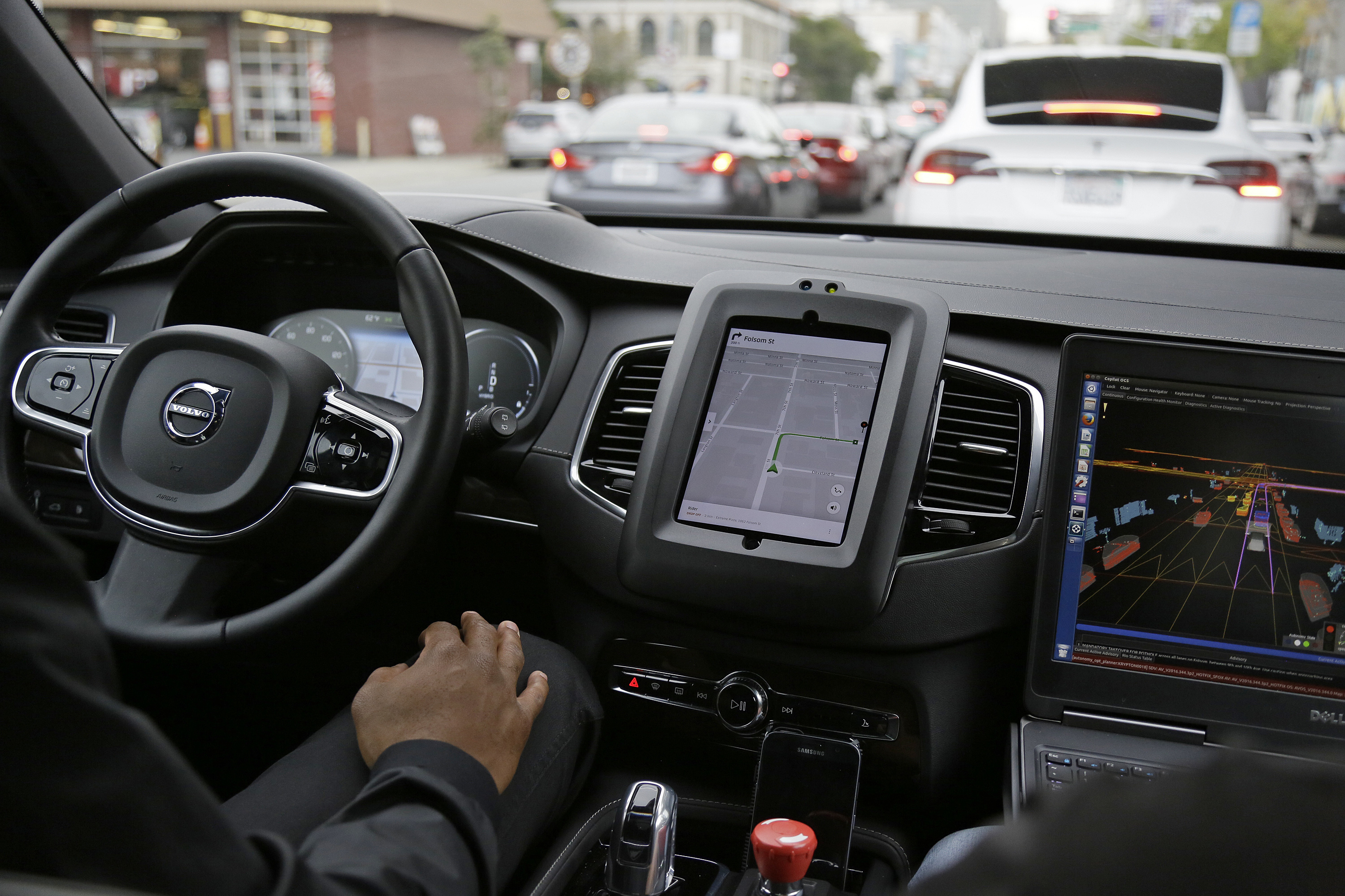 Photo: Self-driving car (AP Photo)