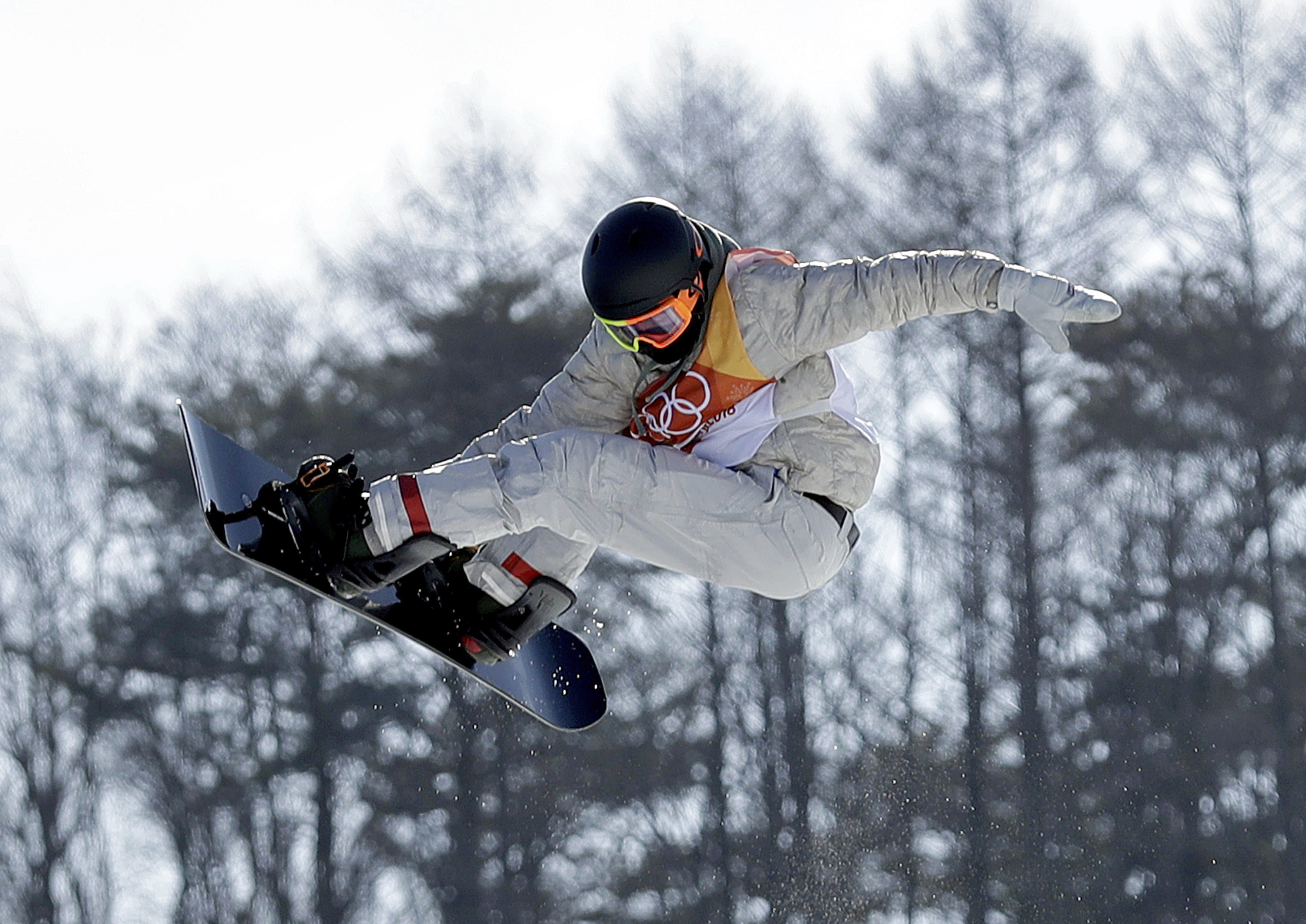 Photo: Red Gerard Snowboard 2018 Winter Olympics (AP)