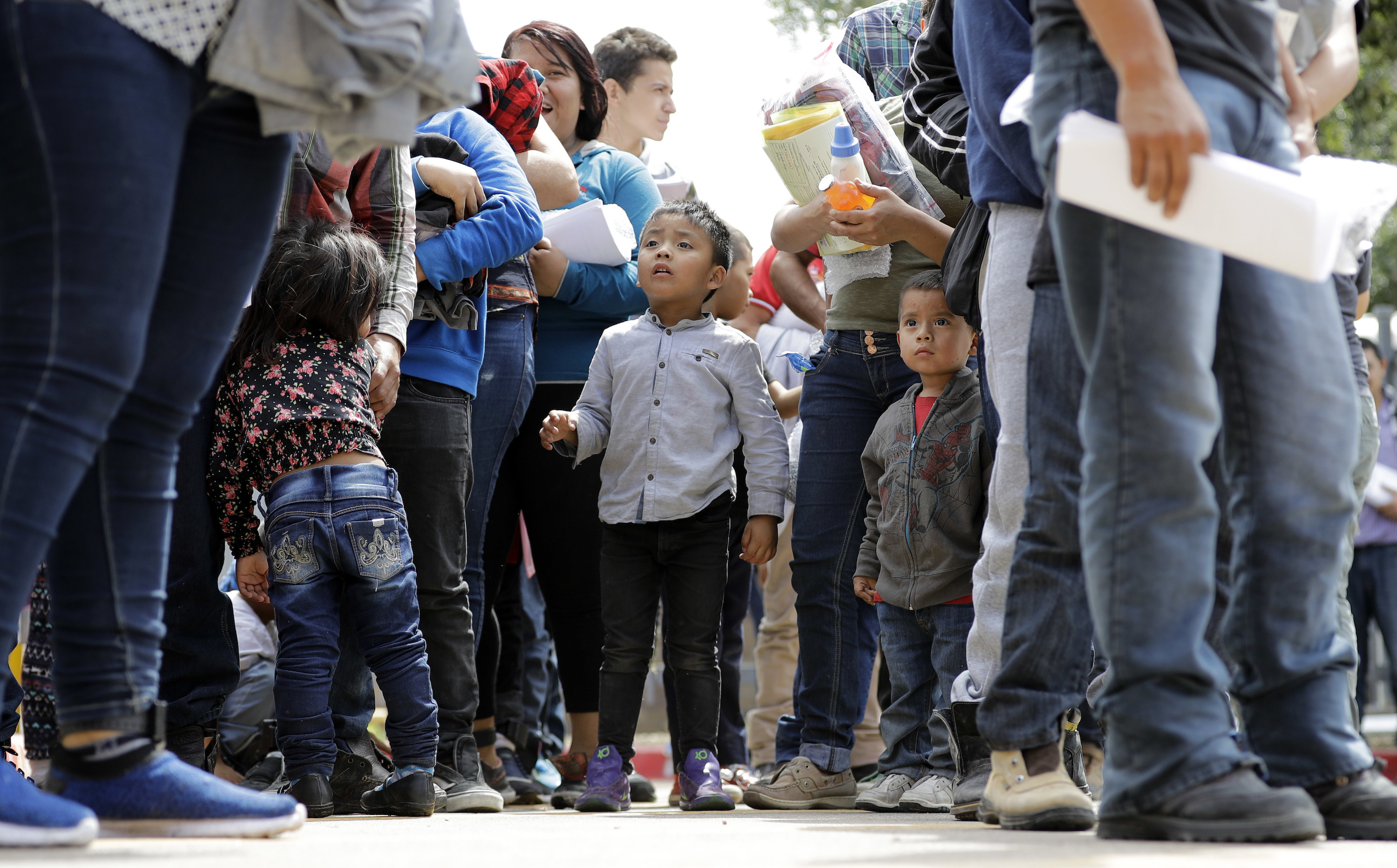 Photo: Immigration Families At The Border