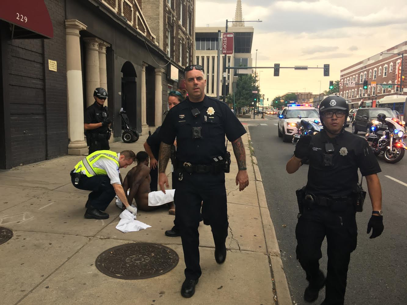 Photo: Colorado journalist handcuffed - AP