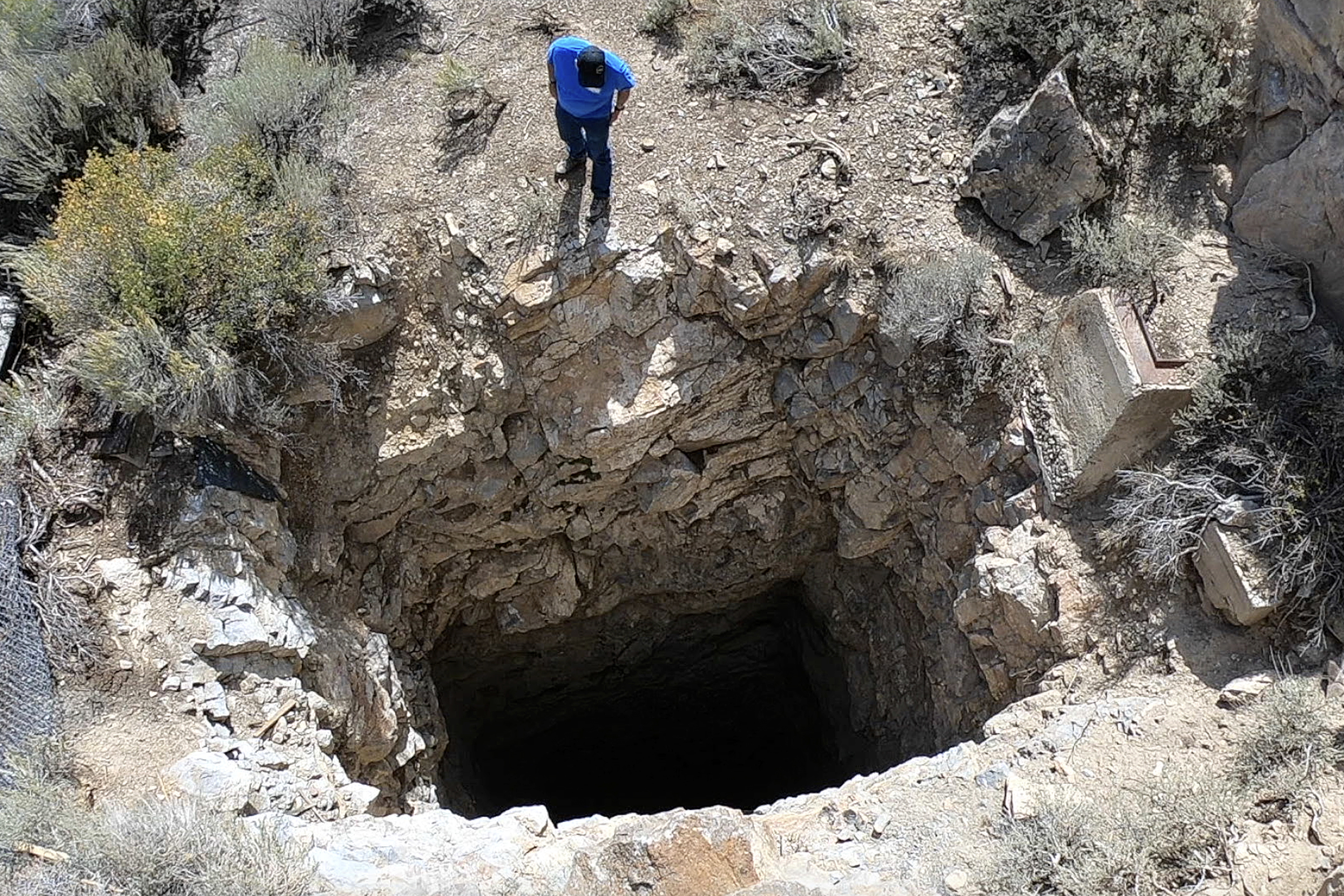 Photo: Old Mine Entrance Eureka Utah AP