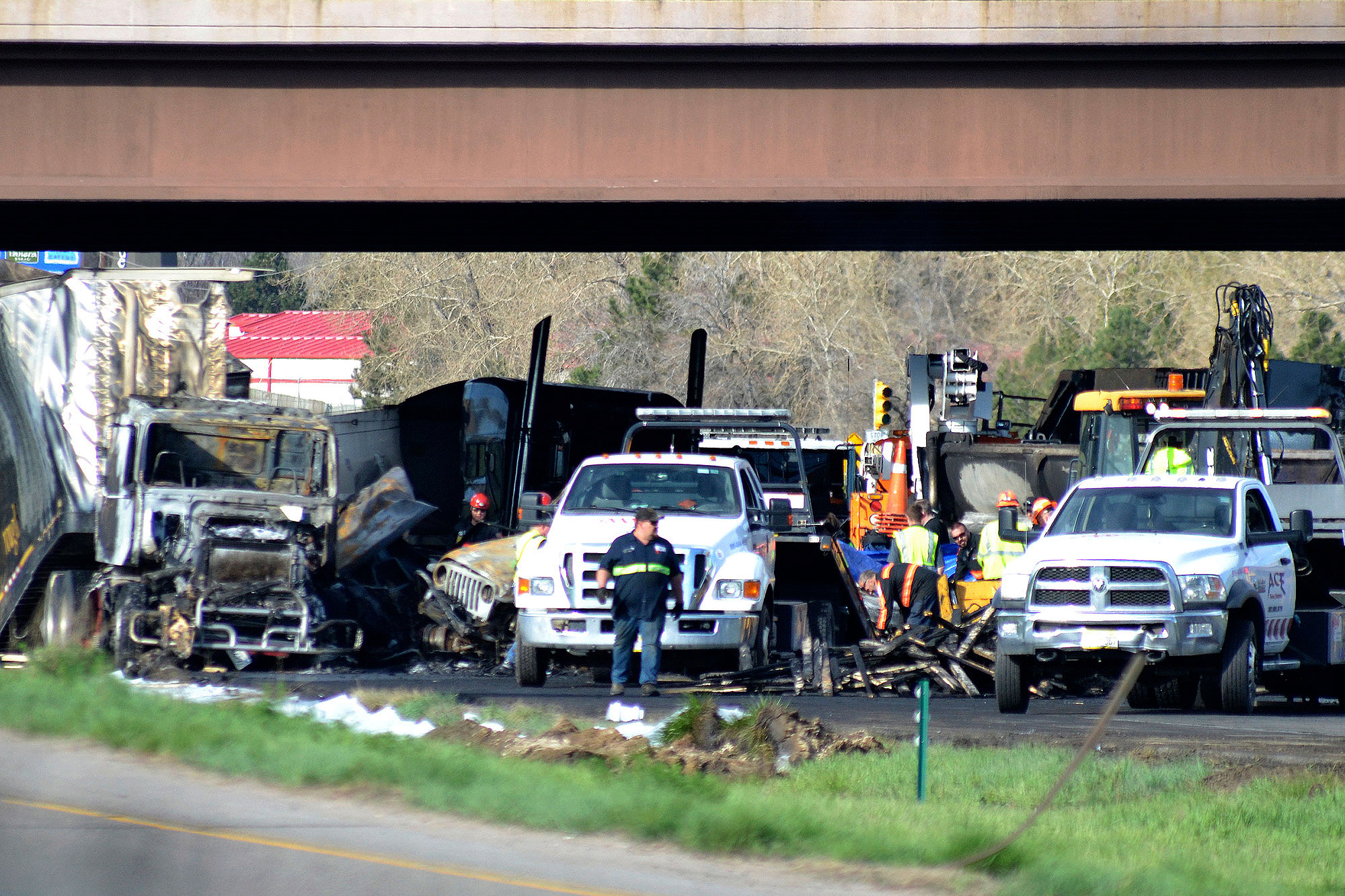 Photo: Wreckage 4 People Die In I-70 Crash Lakewood