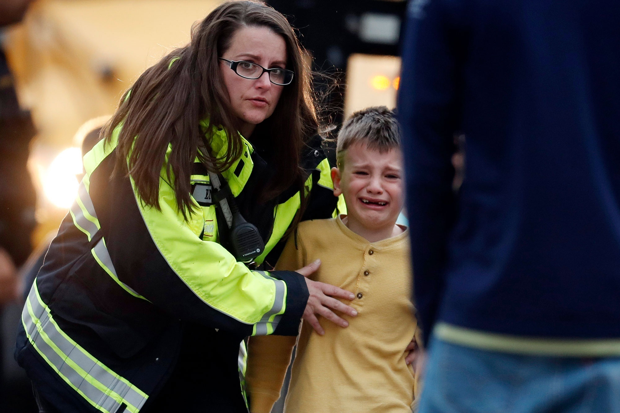 Photo: STEM School Shooting 6 | Tuesday Rec Center Parent Pickup - AP