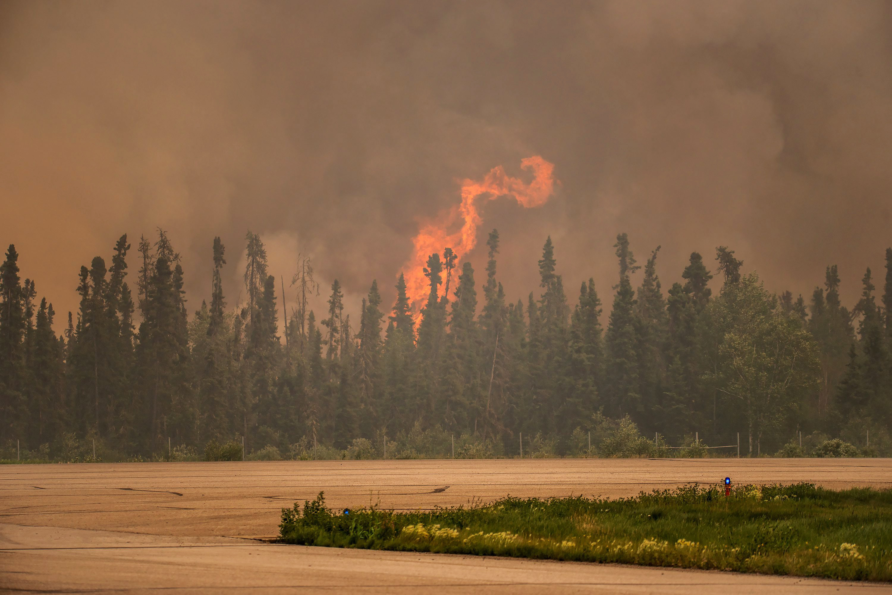 Photo: Smoke From Canada Wildfire