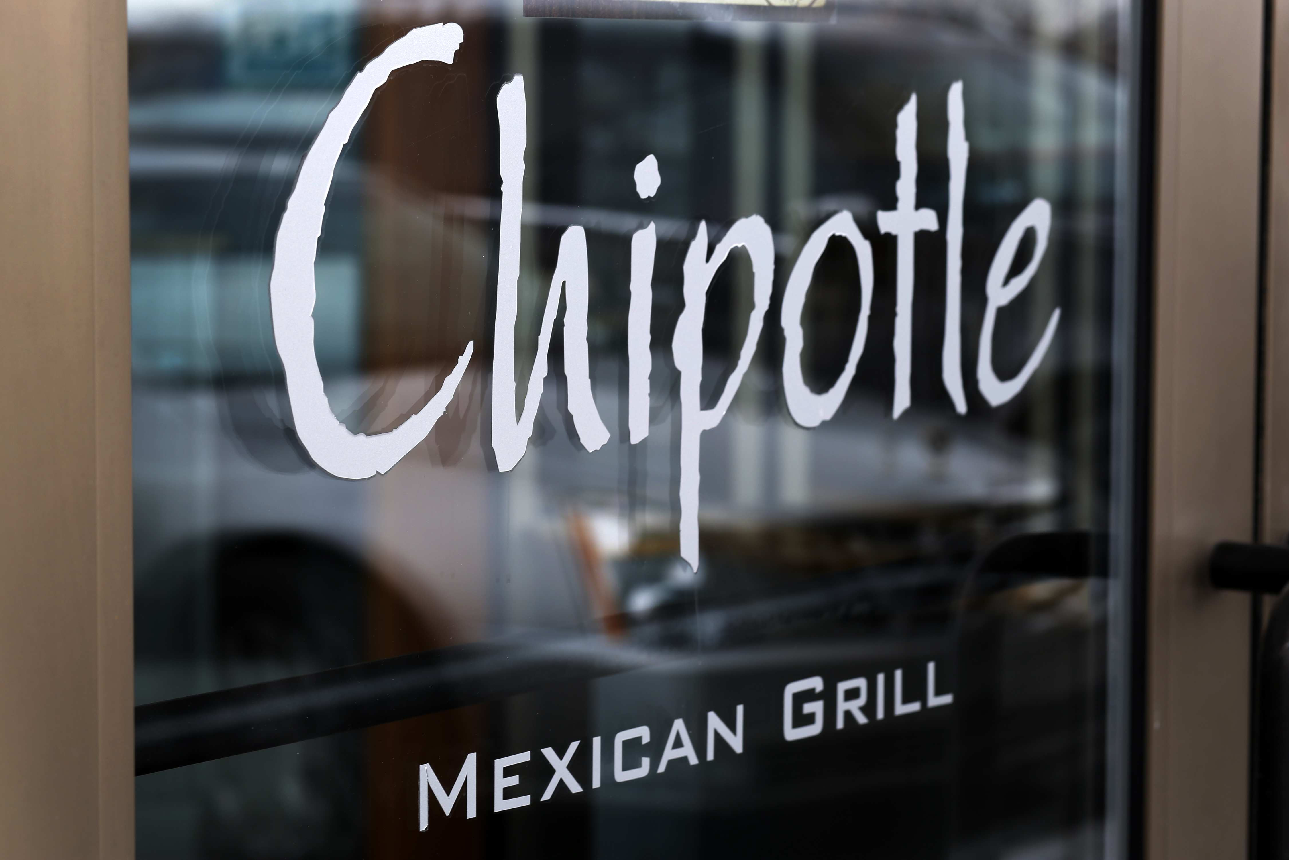 Photo: Chipotle Logo On Door (AP File)