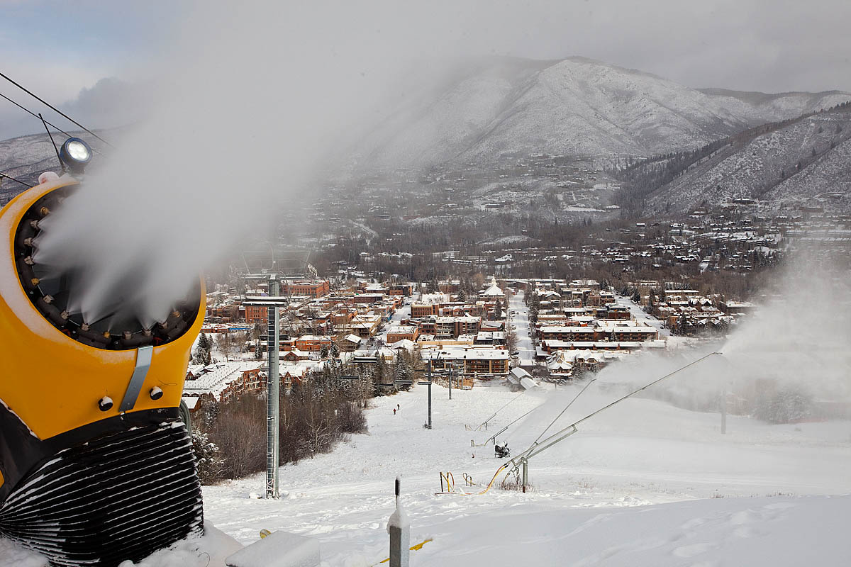 Photo: Making Snow On Aspen Mountain (Flickr/CC)