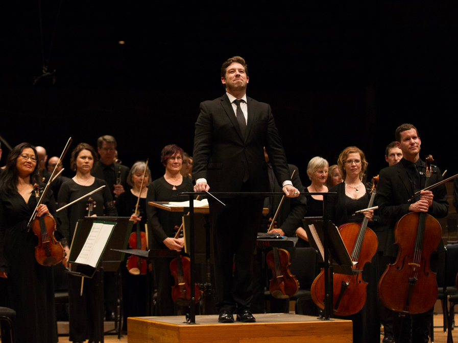 Photo: Brett Mitchell and Colorado Symphony