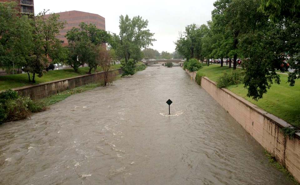 Photo: Cherry Creek flooding in Denver (Courtesy photo)