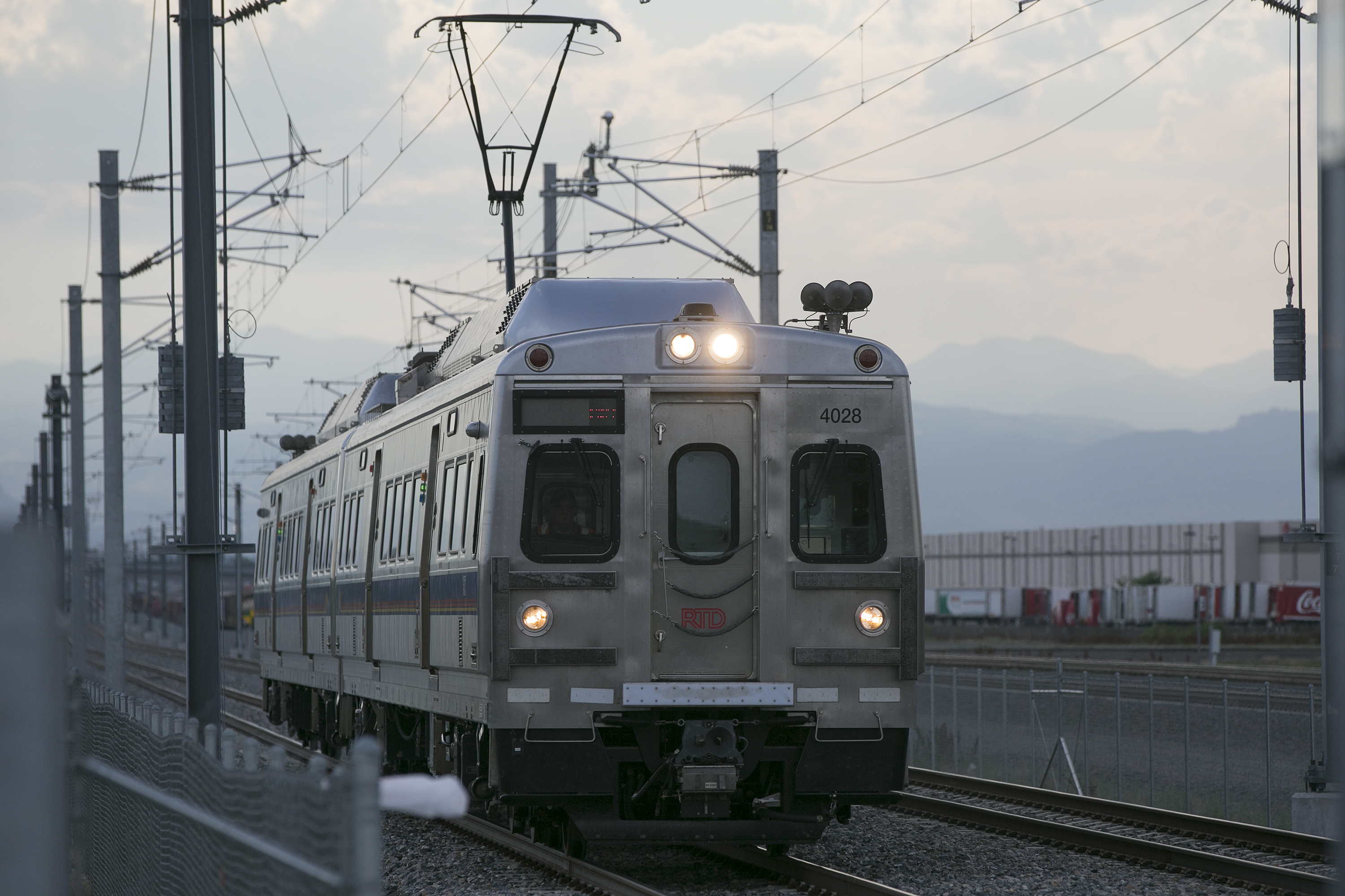 RTD Commuter Rail A Train Near Havana Street 1 Crossing July 17 2018 | 1