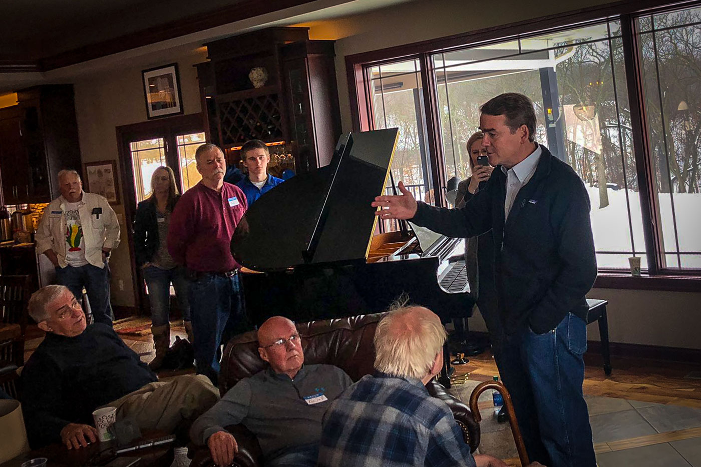 Photo: Hickenlooper-Bennet Iowa Politicking 3 | Bennet House Party - MP