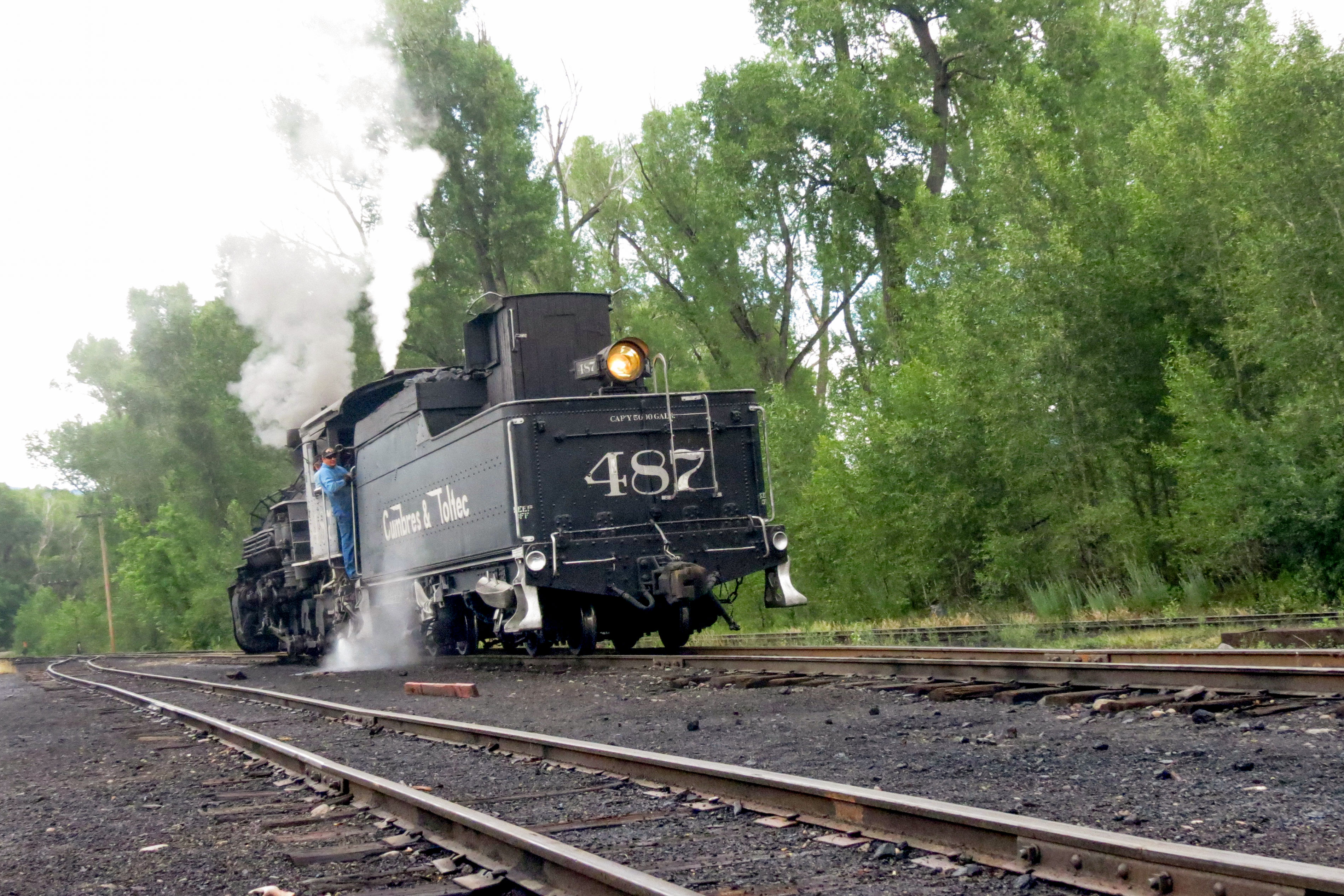 Photo: Train School 1 | Engine 487 Backing - JBrundin