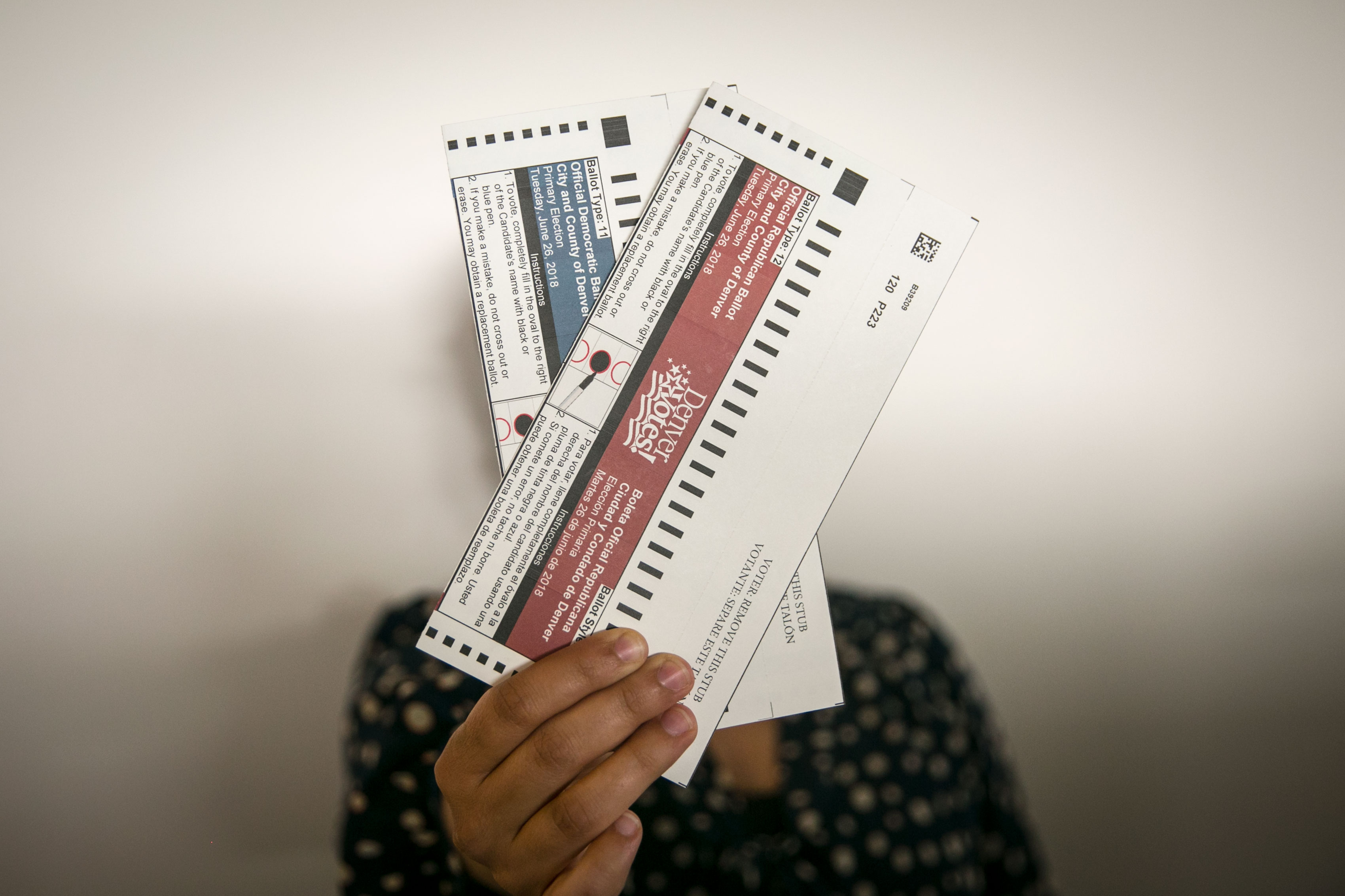 Photo: Colorado Primary Ballots | Hand Model - JHill