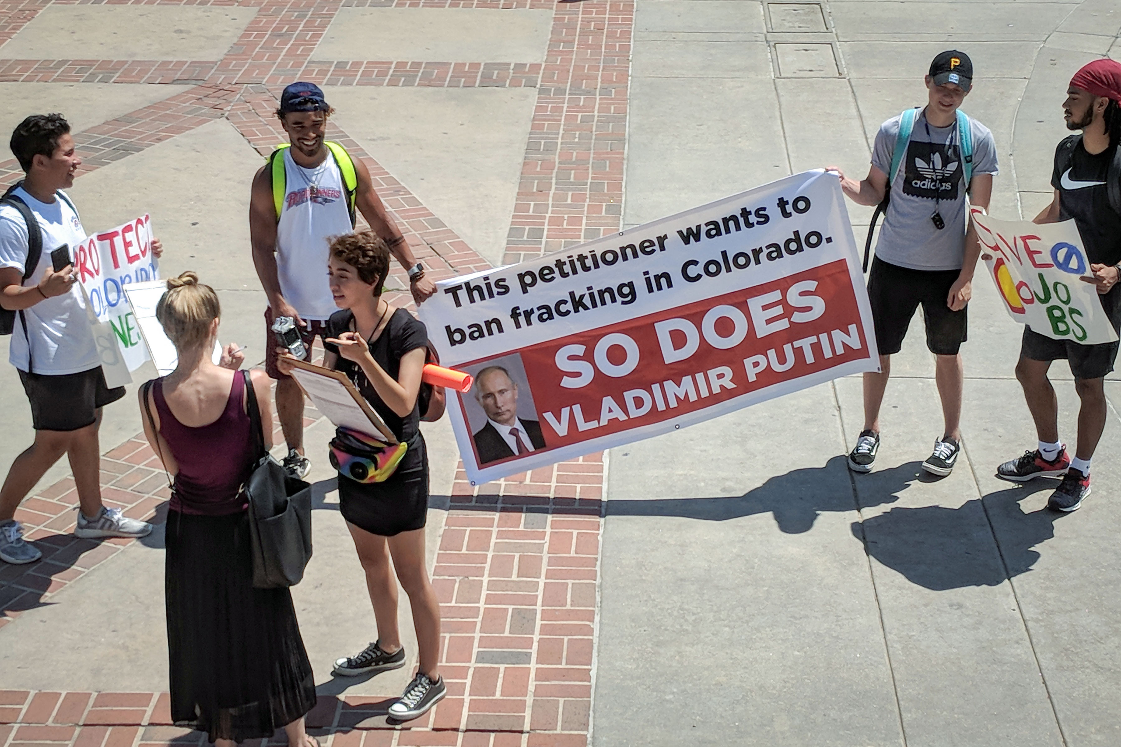 Photo: Signature Wars 1 | Civic Center Gatherer And Protestors - SBrasch