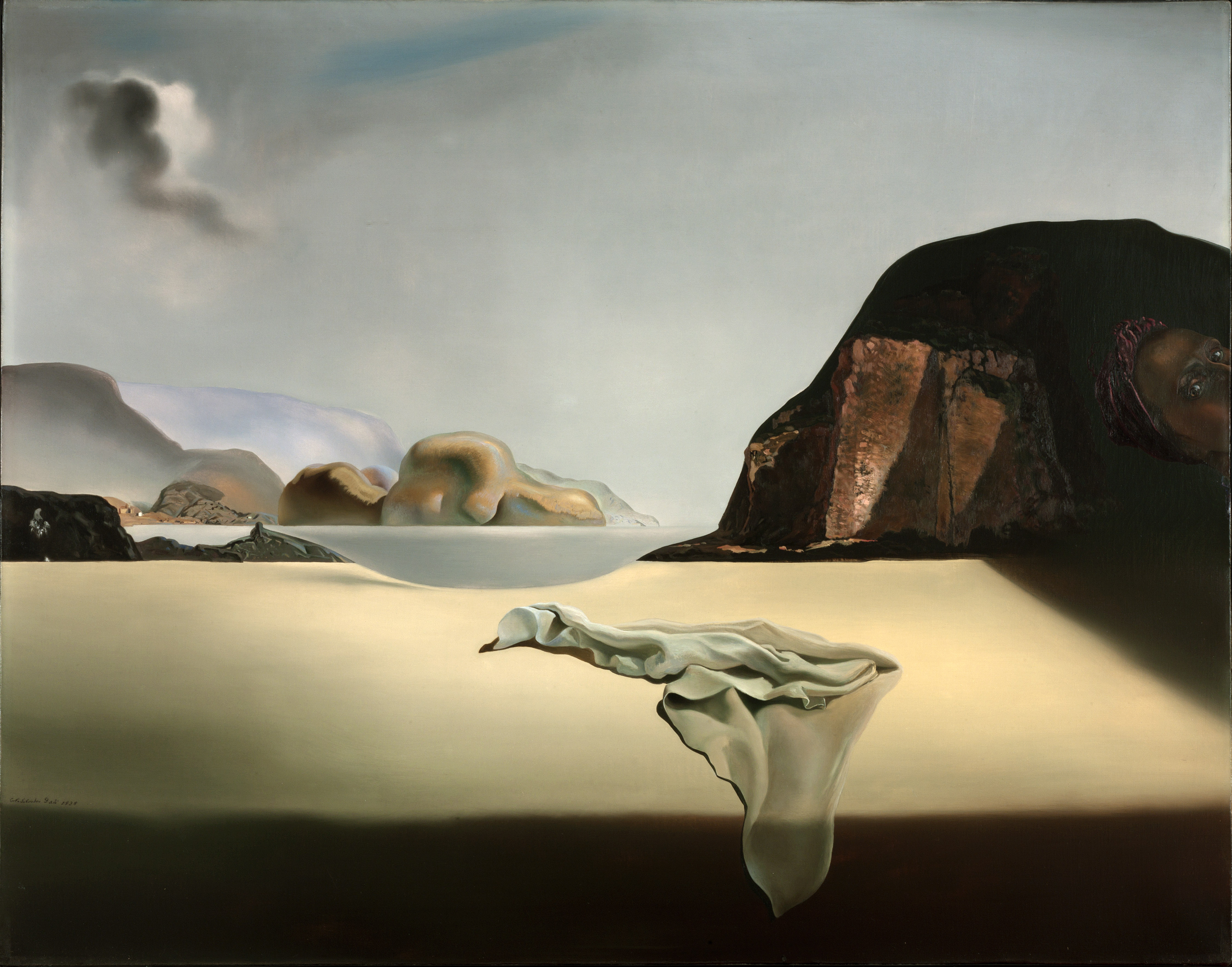 Дали начало. Salvador Dali картины. Dali Salvador Сальвадор дали. Dali Salvador Сальвадор дали картины. Сальвадор дали пейзаж с загадочными элементами 1934.