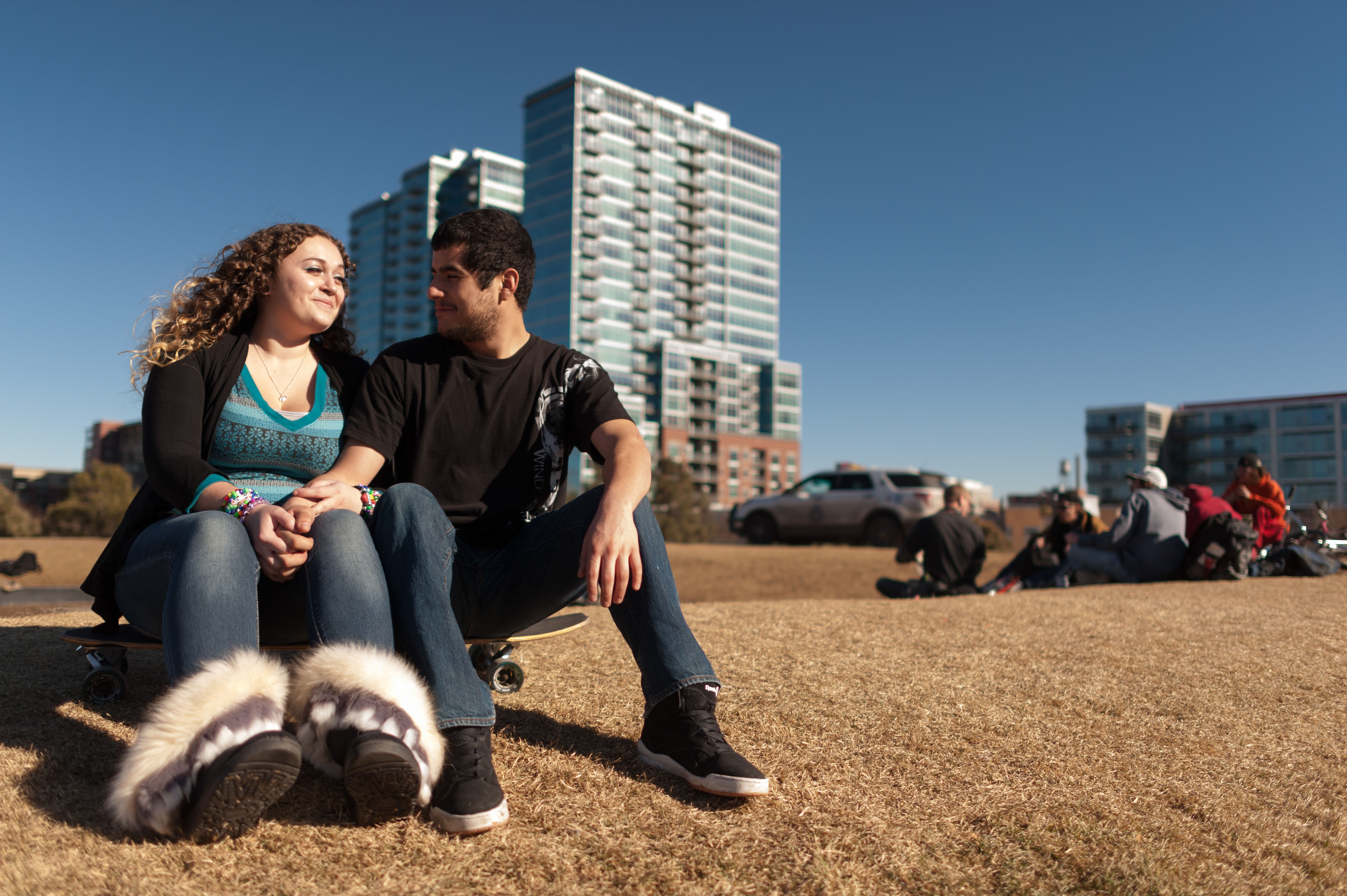 Photo: Destiny Carney and Adrian Pasillas in Commons Park