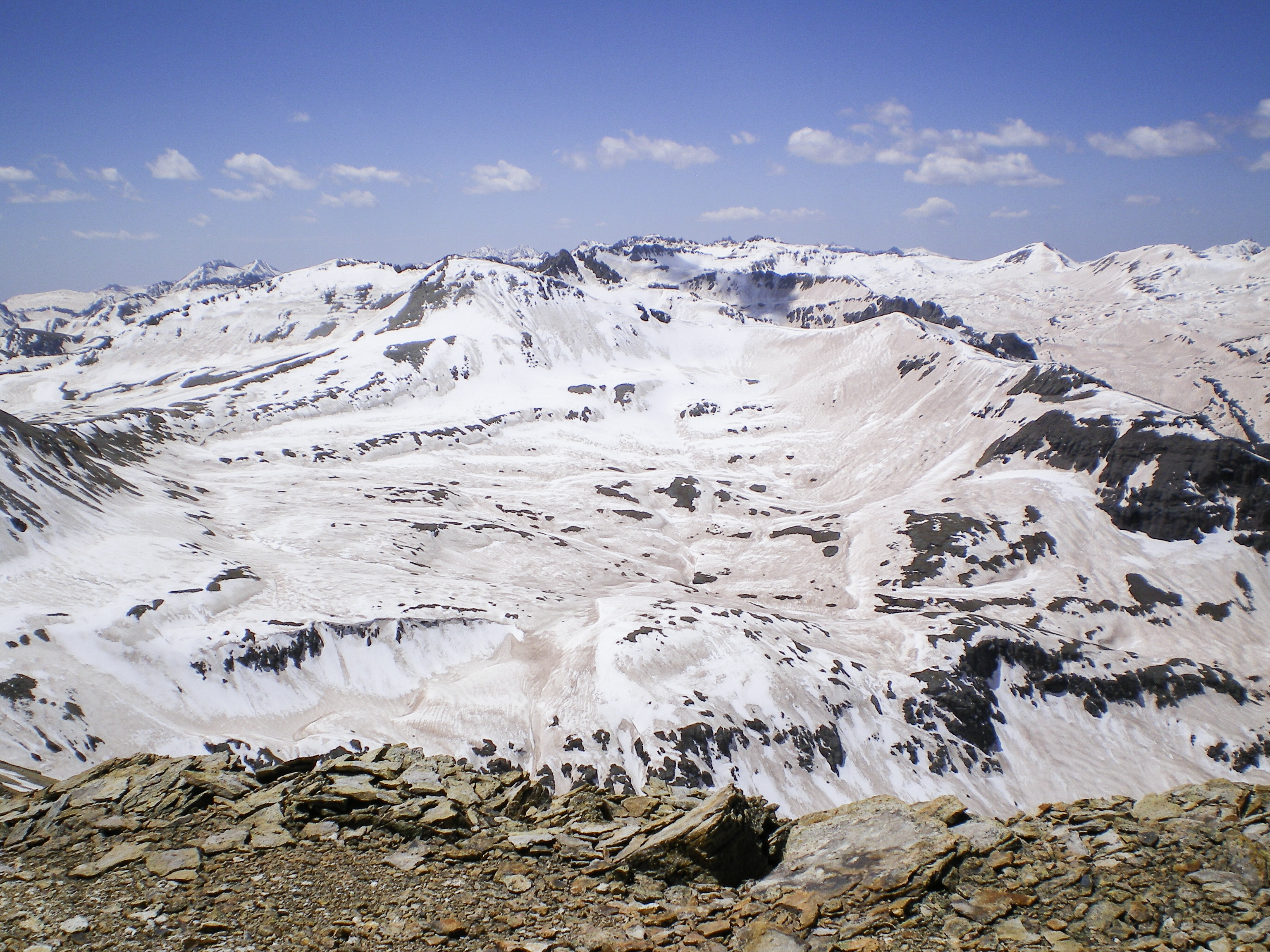 Photo: Dust on Rocky Mountain snowpack