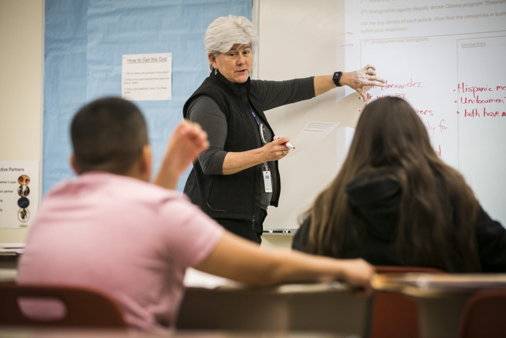 Photo Fort Logan Northgate student 3 Teacher Colorado Public Radio