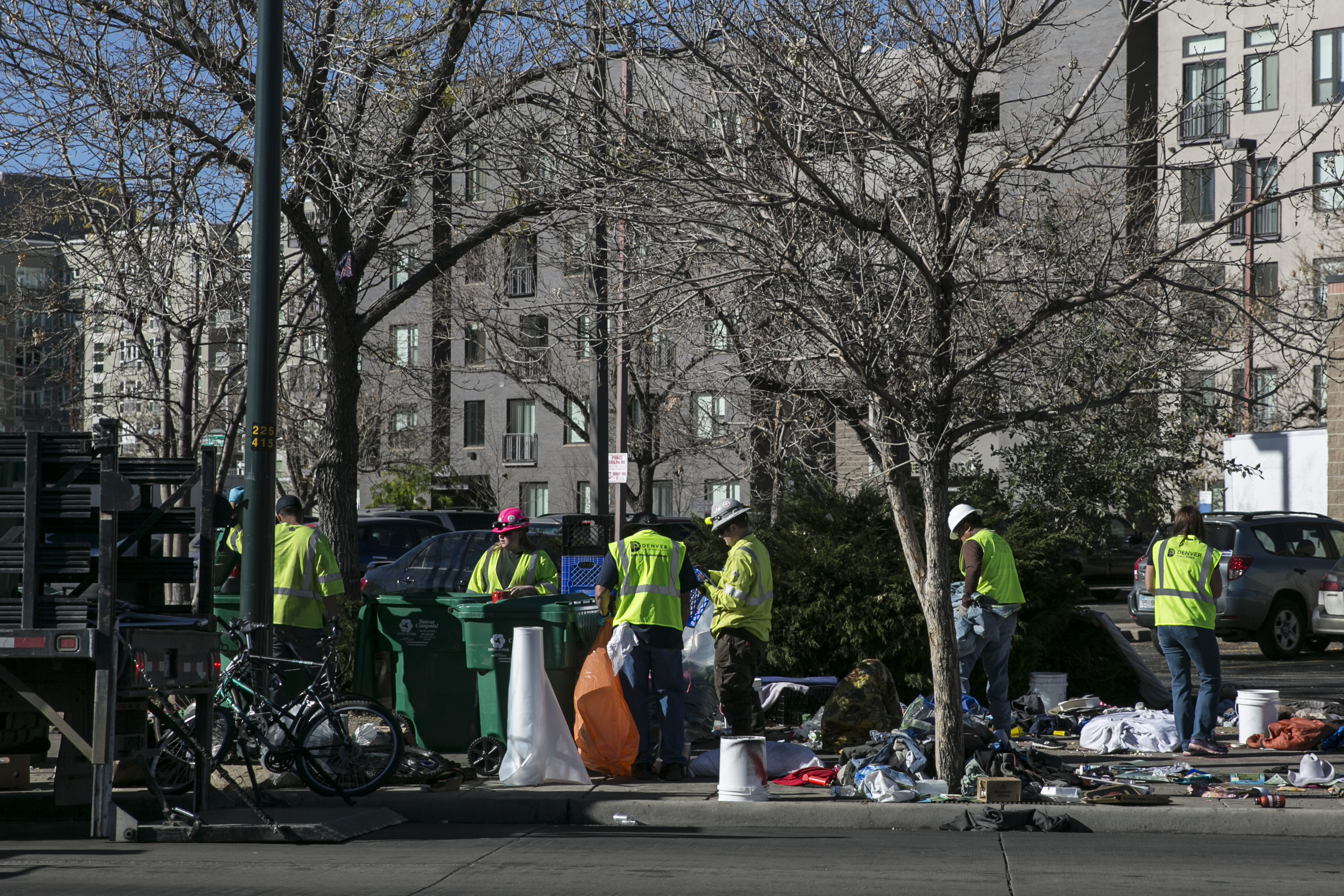 Once Again Denver S Homeless Are Cleared From ‘the Last Block In Town