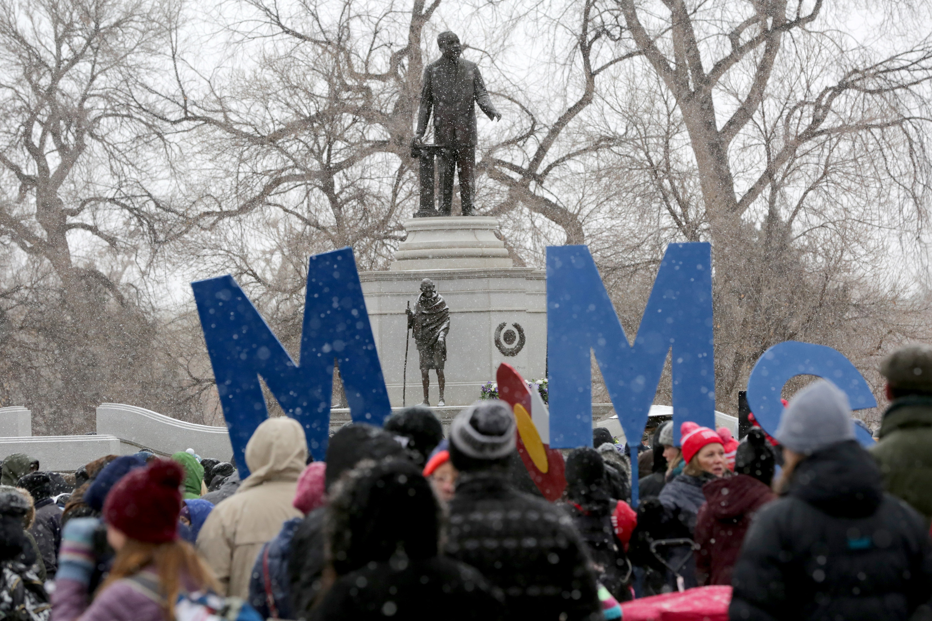 Photo: Marade 2018, Statue of Martin Luther King Jr. in Denver&#039;s City Park