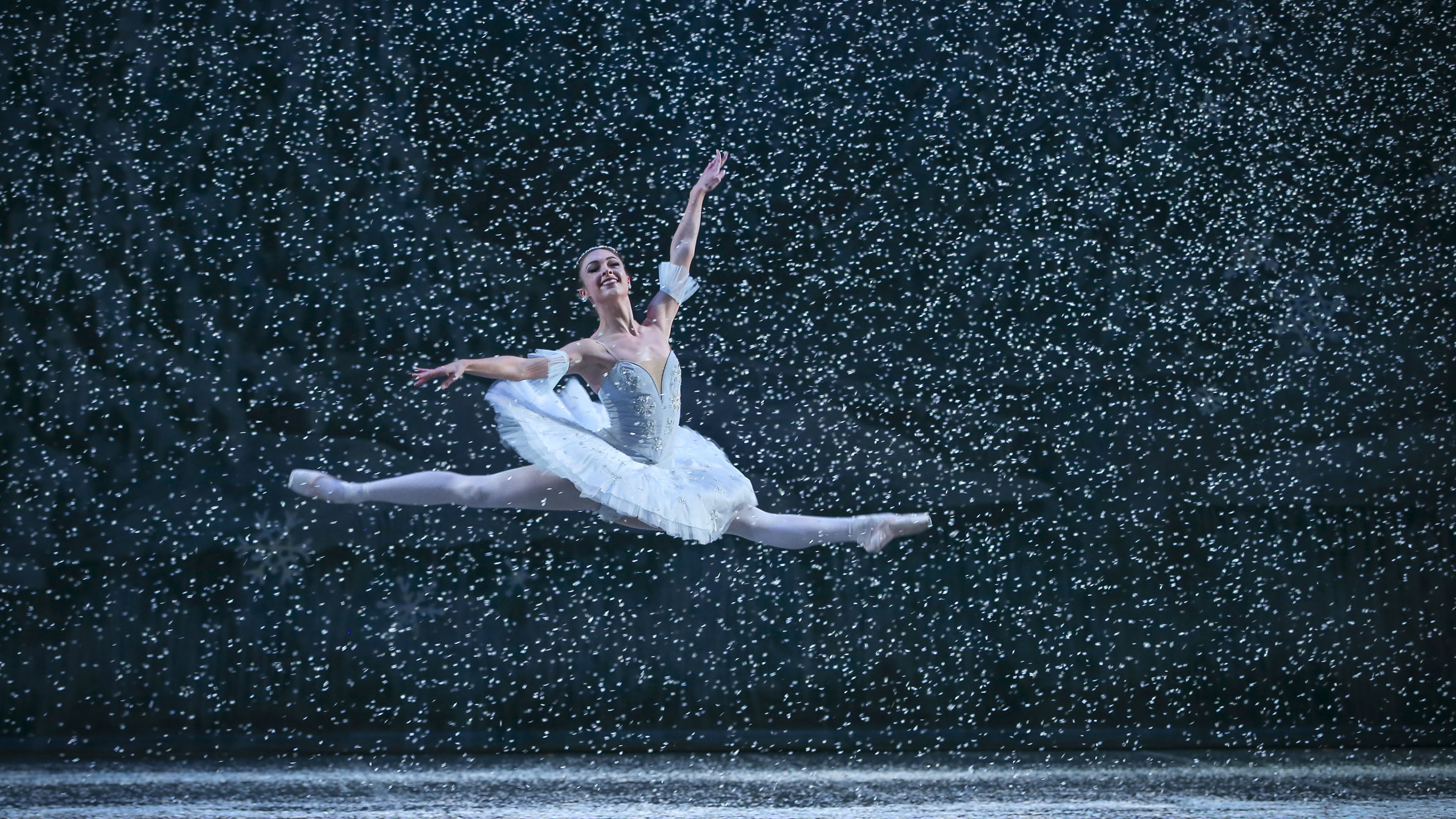 Photo: Colorado Ballet 'Nutcracker' snow scene