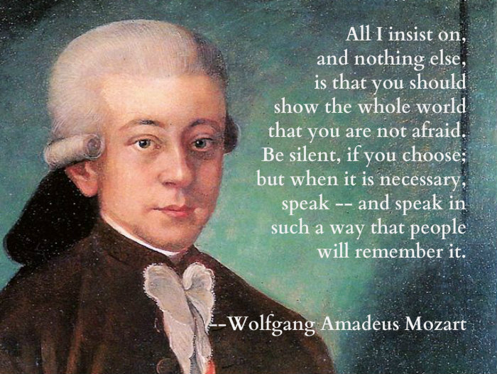 Happy Birthday to Mozart Always An Amazing, And Quotable, Composer