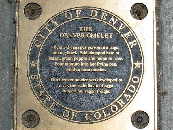 Photo: The Denver Omelet Plaque