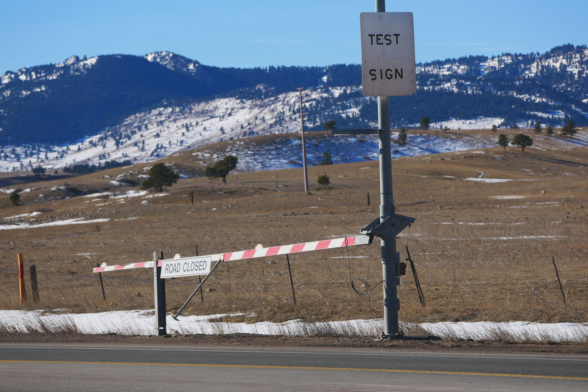 Photo: Colorado Wonders Road Signs 1 | Highway 93 Test Sign